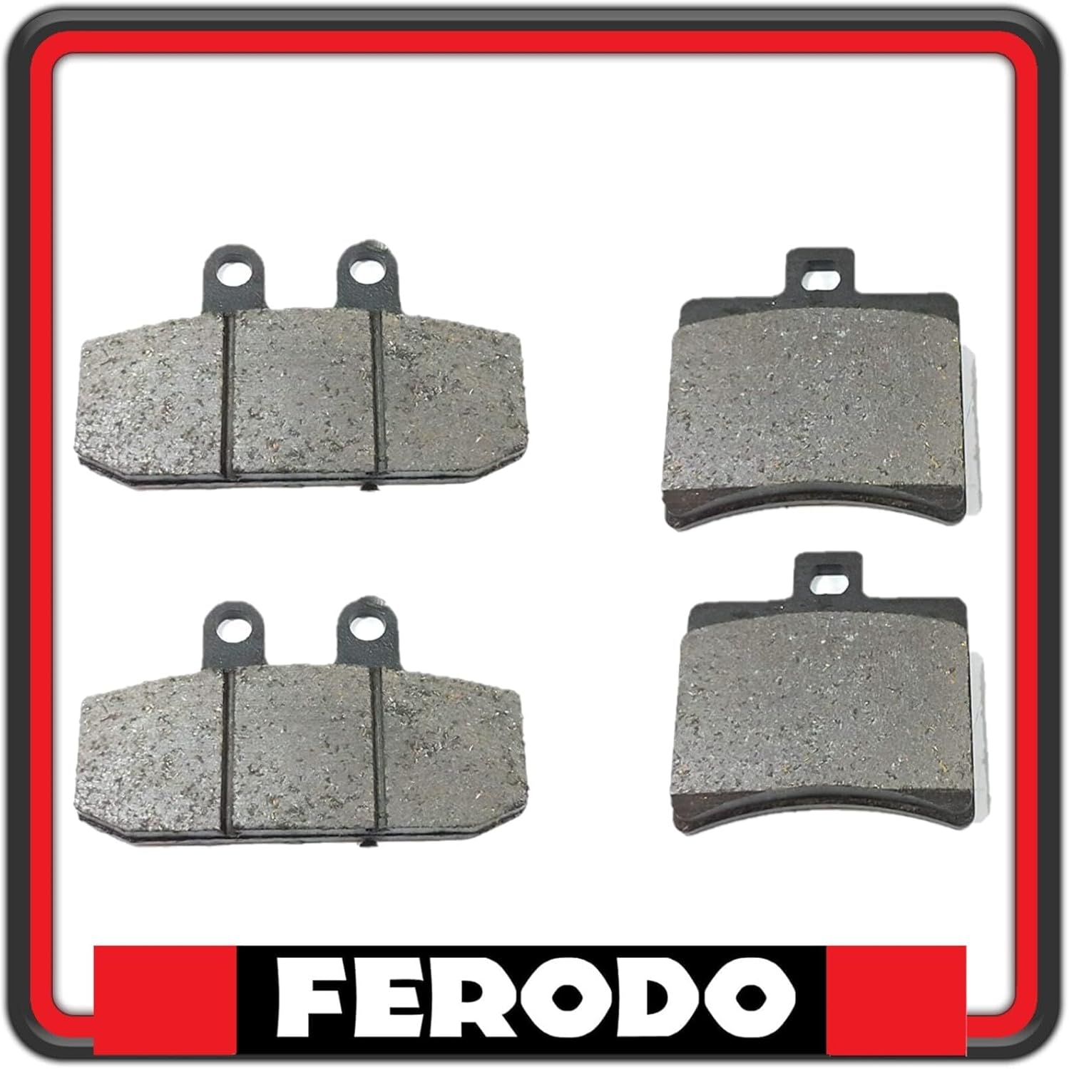 KIT PASTIGLIE FRENO FERODO COMPATIBILI CON APRILIA SCARABEO 125 FINO AL 2006 - SCARABEO 150 - SCARABEO 200 FINO AL 2007 FDB438 - FDB2090