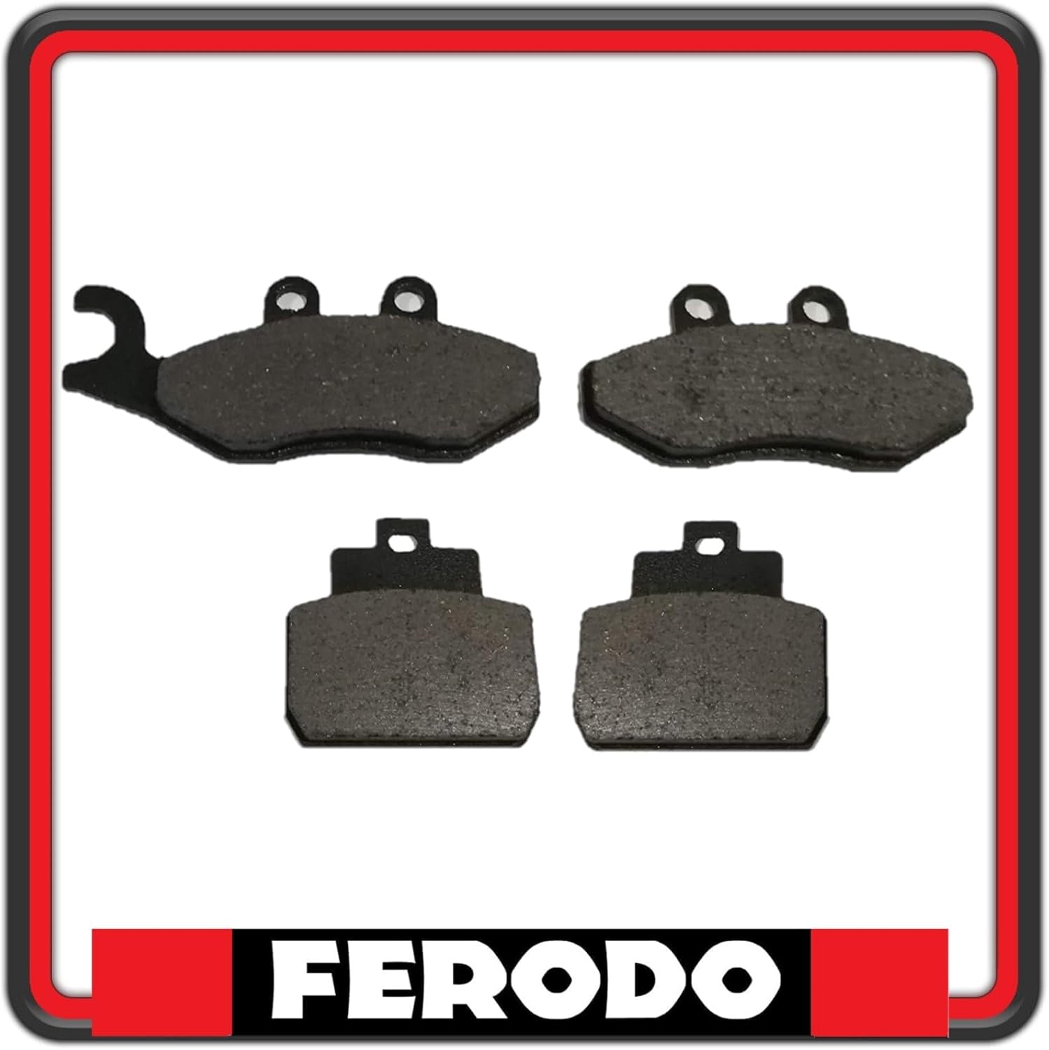 KIT PASTIGLIE PASTICCHE FRENO FERODO ANTERIORI E POSTERIORI PER PIAGGIO X8 125-250 - 250 ie FDB2142 - FDB2207