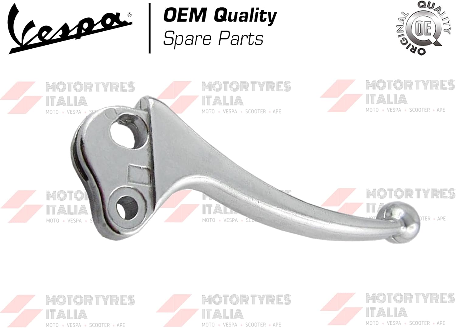 LEVA FRENO O FRIZIONE CROMATA COMPATIBILE PER VESPA 50 SPECIAL - VESPA 125 PRIMAVERA - ET3 PRIMAVERA.