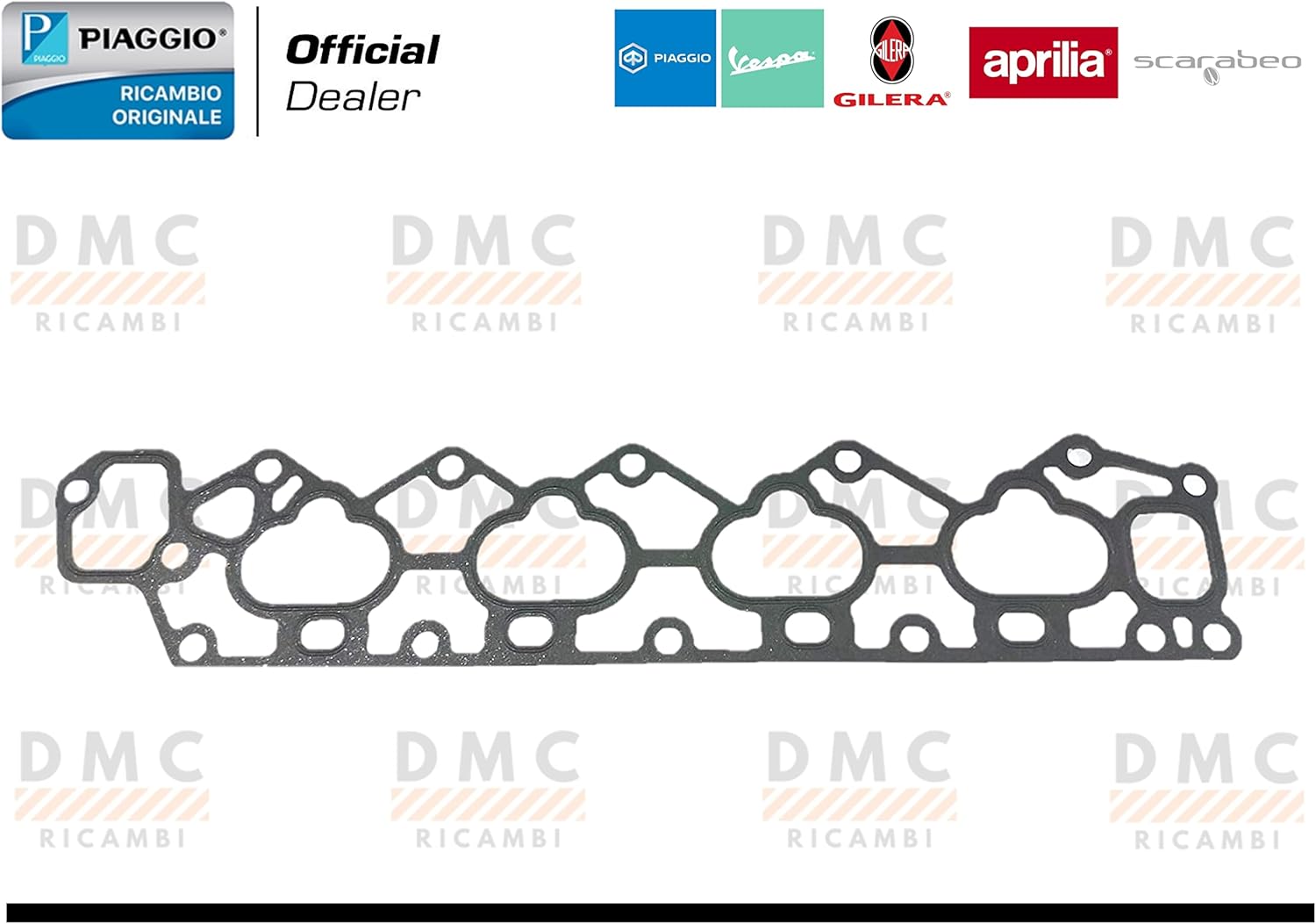 GUARNIZIONE COLLETTORE ASPIRAZIONE PORTER 1300 16V FINO AL 2008 MOTORE DAIHATSU ORIGINALE PIAGGIO 1717787501000
