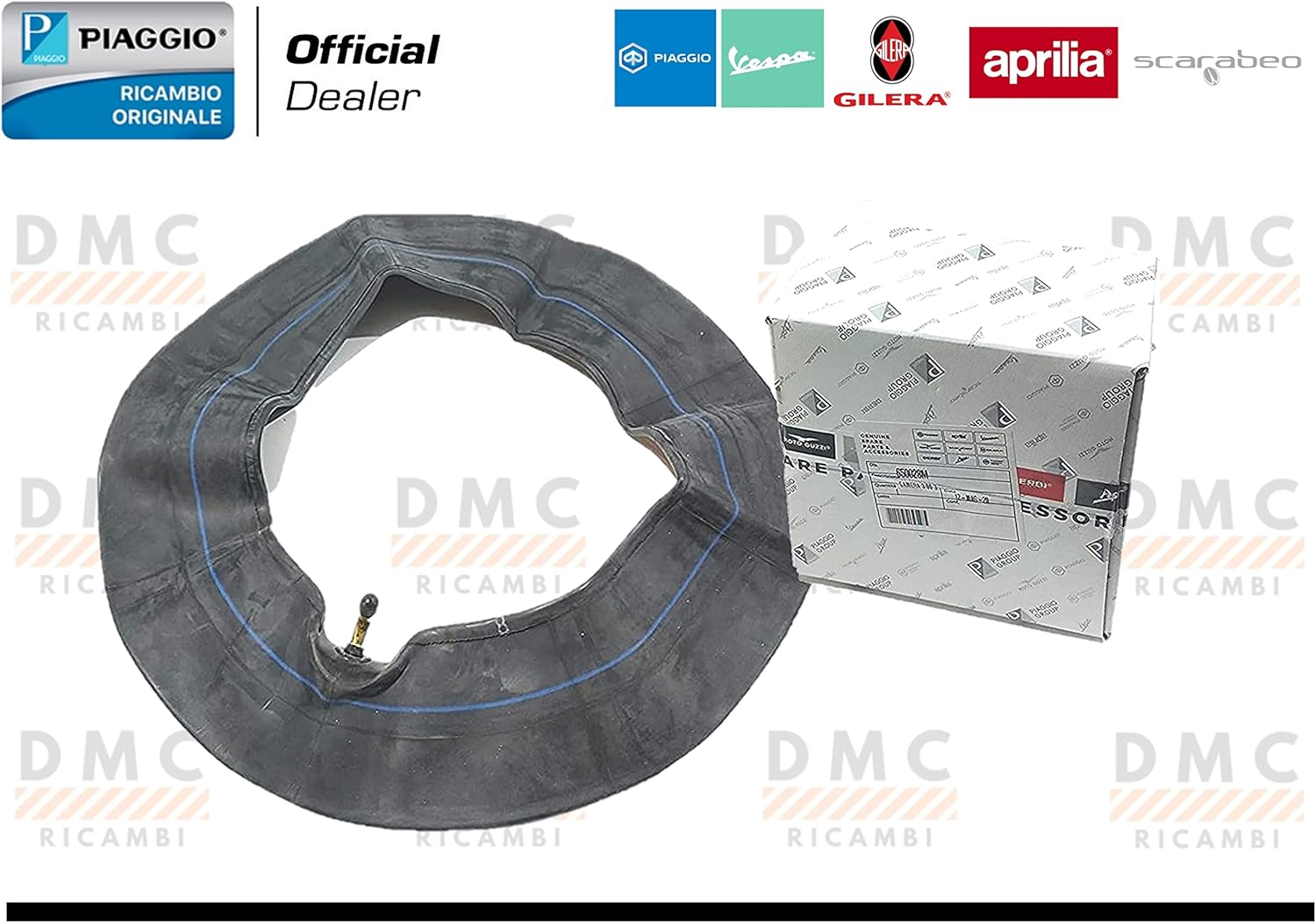 CAMERA D'ARIA MISURA 3.00-10 PER VESPA 50 SPECIAL - VESPA 125 PRIMAVERA - VESPA PK 50-50 XL TUTTI I MODELLI ORIGINALE PIAGGIO 650028M