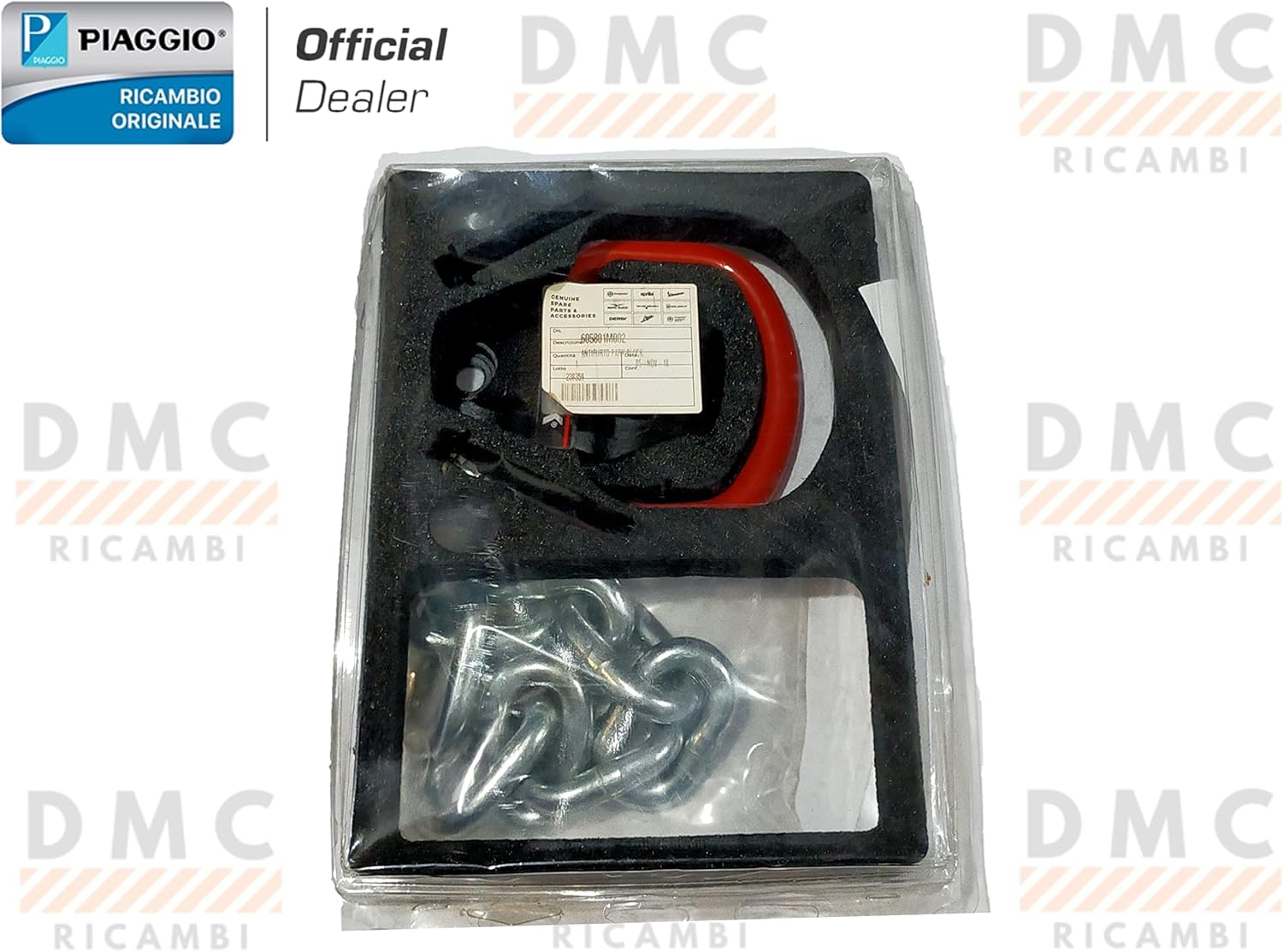 CATENA ANTIFURTO A MASSA PARK BLOCK ORIGINALE PIAGGIO 605801M002