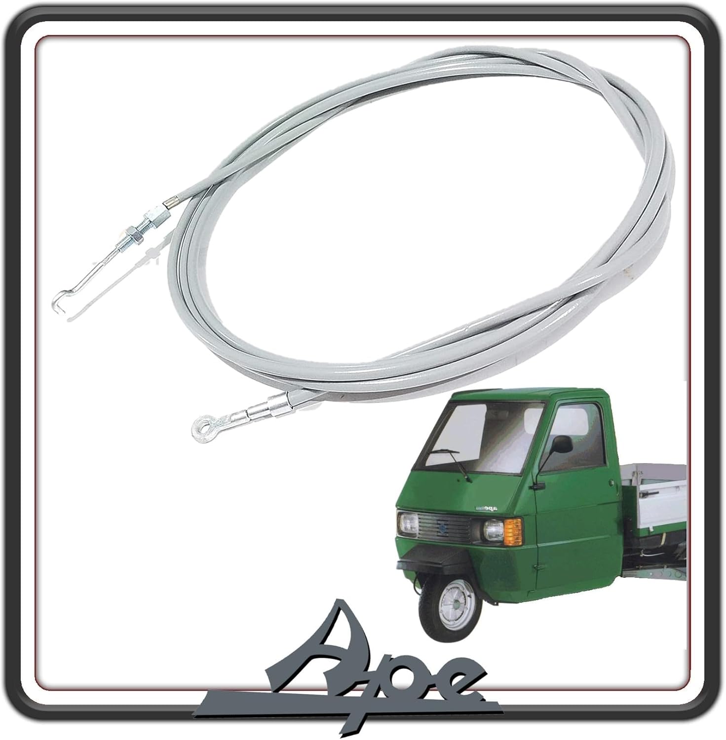 TRASMISSIONE FILO CAVO ACCELERATORE PER PIAGGIO APE 703 DIESEL CON MANUBRIO ORIGINALE PIAGGIO 228719