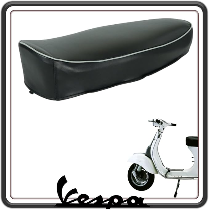 SELLA SELLONE SEDILE NERA COMPATIBILE PER VESPA 50 SPECIAL DAL 1970 AL1983 - VESPA 50 DAL 1967 AL 1971-50 L DAL 1966 AL 1970-50 N DAL 1963 AL 1971-50 R DAL 1969 AL 1971
