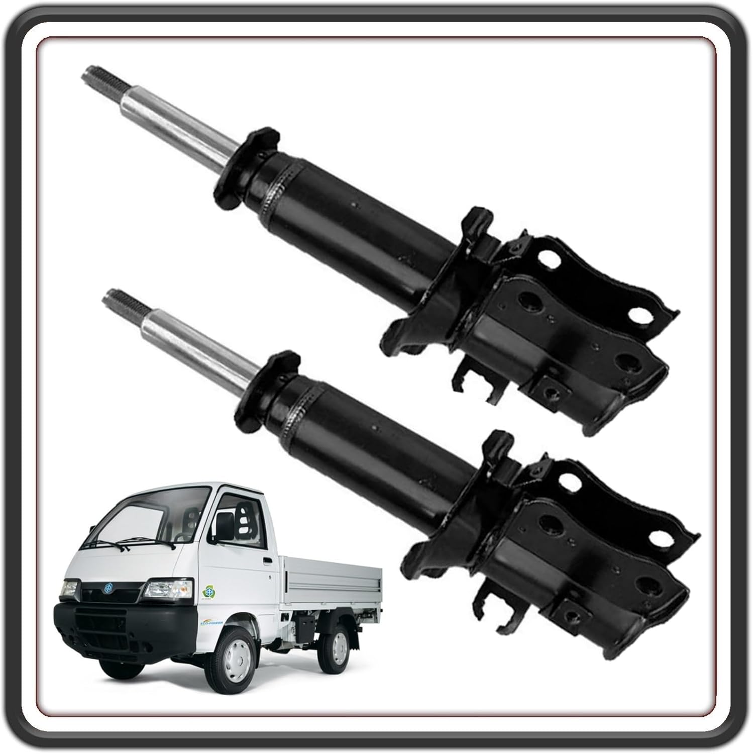 KIT 2 AMMORTIZZATORE AMMORTIZZATORI ANTERIORI COMPATIBILI PER PIAGGIO PORTER 1300 16V FINO AL 2009 MOTORE DAIHATSU - PIAGGIO PORTER 1200 1400 DIESEL