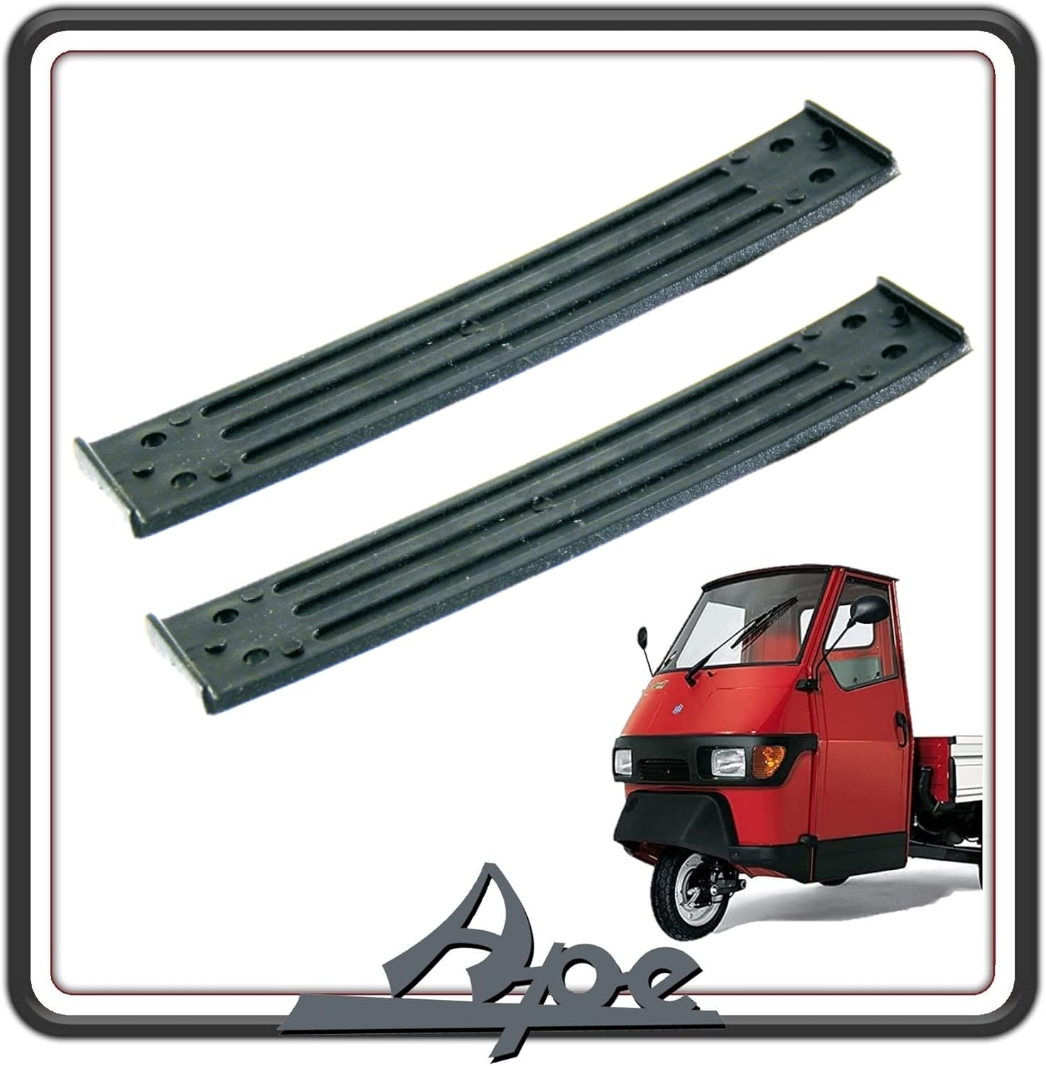 KIT 2 CINGHIA FERMA PORTA SPORTELLO PER PIAGGIO APE 50 ORIGINALE PIAGGIO 175074
