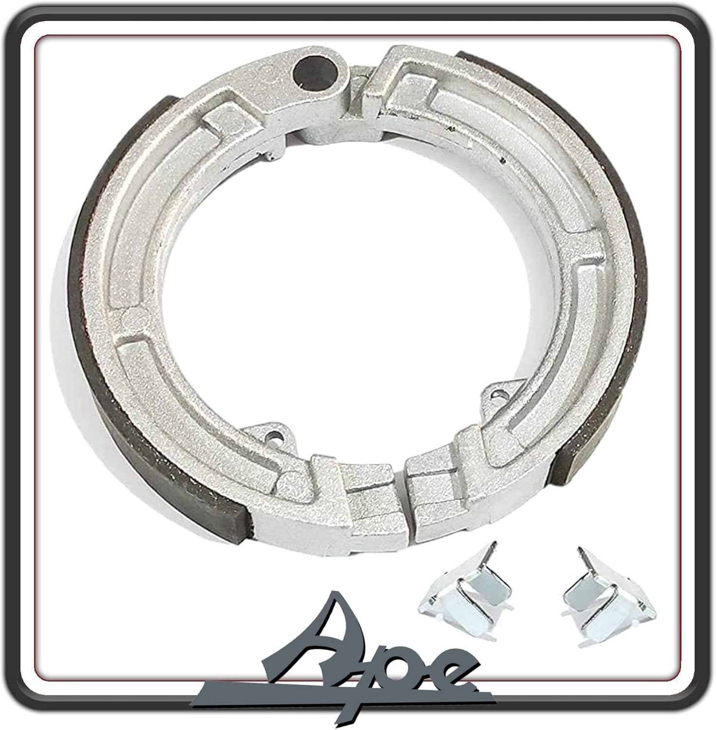 KIT COPPIA GANASCE FRENO FRENI ANTERIORE PER VESPA 50 SPECIAL - APE 50 TUTTI I MODELLI