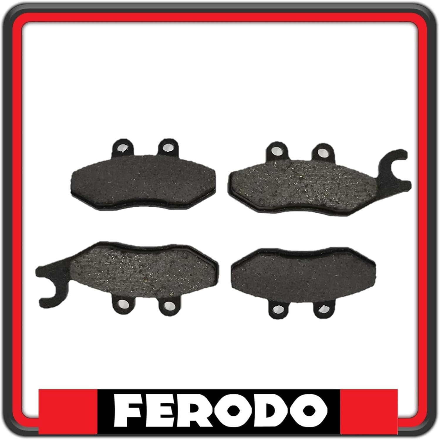 KIT PASTIGLIE PASTICCHE FRENO FERODO PIAGGIO X7 250 FDB2186 X2