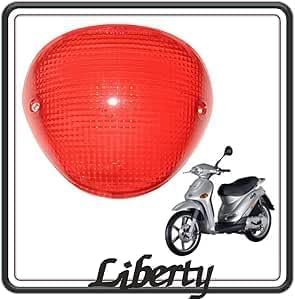 GEMMA PLASTICA VETRINO FANALE FARO STOP TRASPARENTE POSTERIORE LIBERTY ORIGINALE PIAGGIO 580099