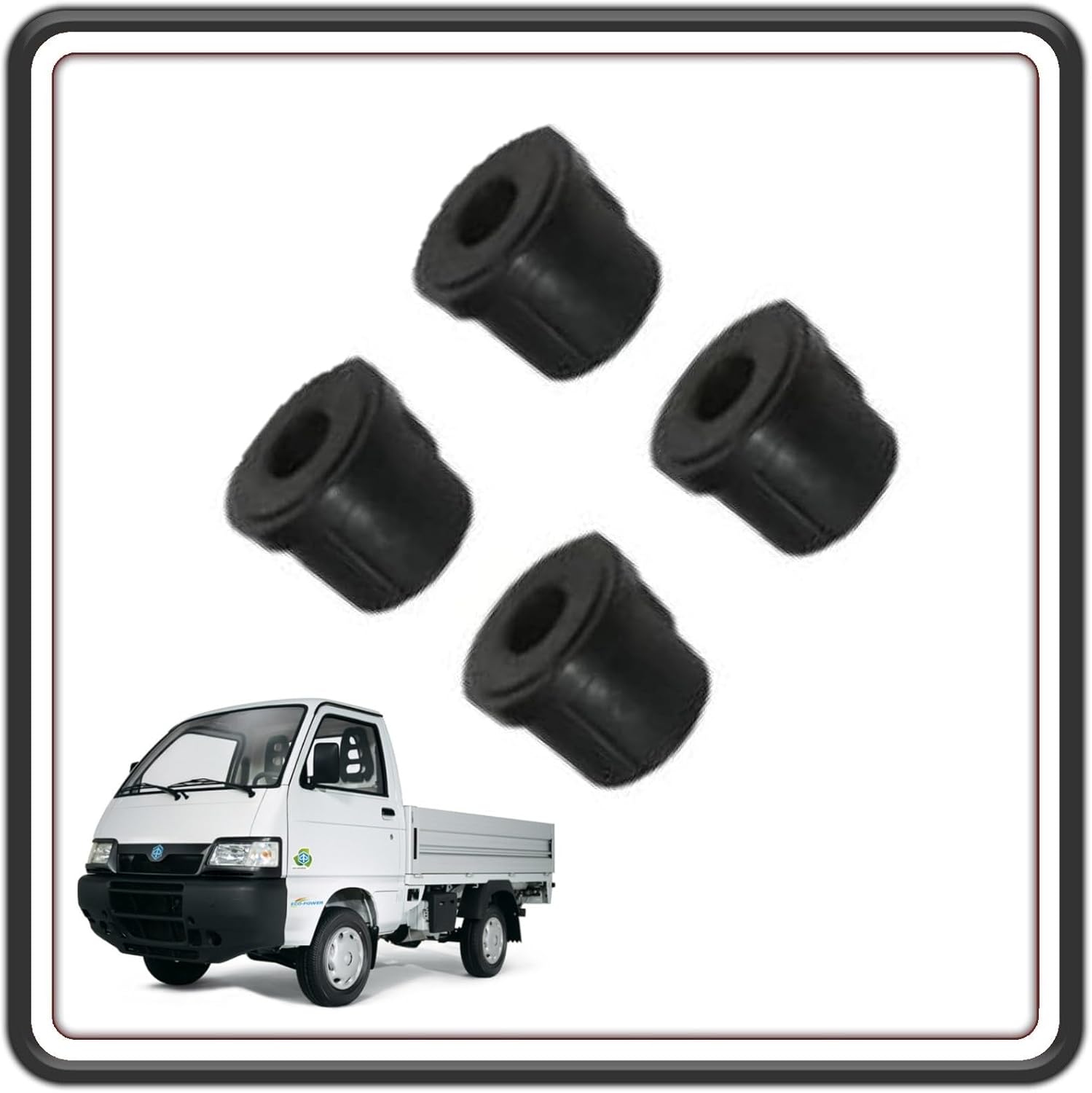 KIT 4 BOCCOLA BOCCOLE BUSSOLA BUSSOLE TAMPONI BALESTRA AMMORTIZZATORE POSTERIORE PIAGGIO PORTER 1300 BENZINA - PORTER 1200 1400 DIESEL ORIGINALE PIAGGIO 261219