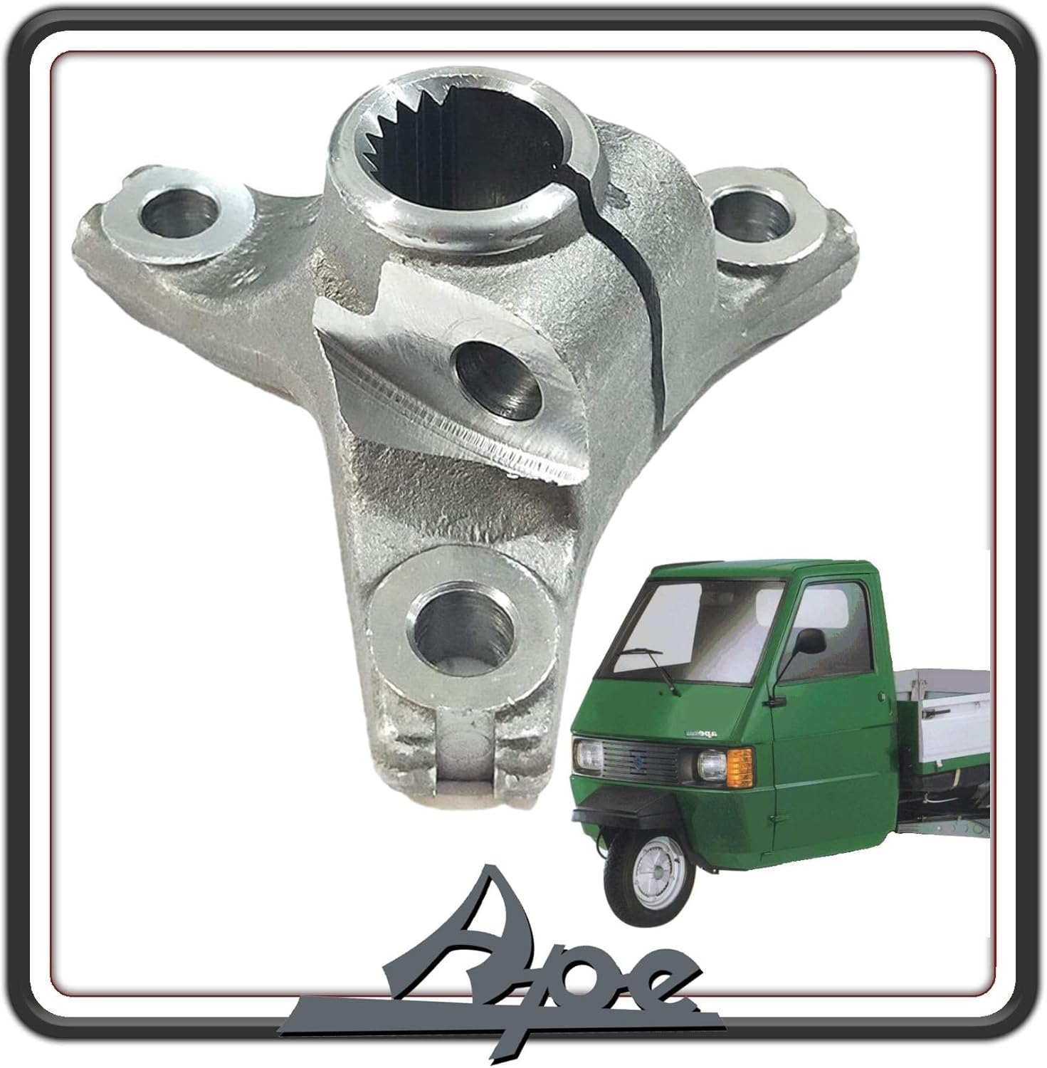 MOZZETTO SPACCATO SEMIASSE GIUNTO LATO RUOTA FORO 10 mm PER PIAGGIO APE 703-602 - 501-601 ORIGINALE PIAGGIO 2681924