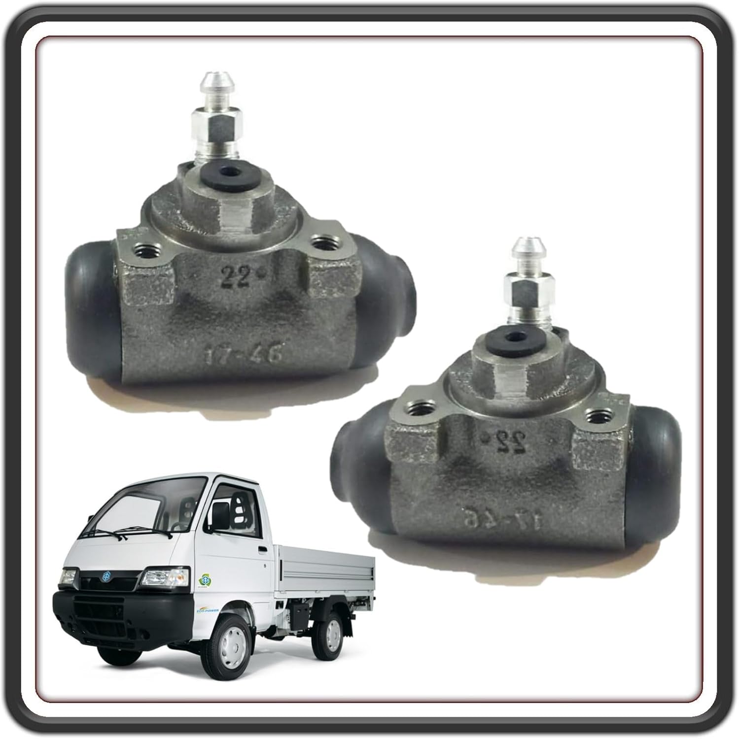KIT 2 CILINDRETTO CILINDRETTI FRENO POSTERIORE PIAGGIO PORTER 1300 16V BENZINA - PIAGGIO PORTER 1200 1400 DIESEL ORIGINALE PIAGGIO 4755087Z01000