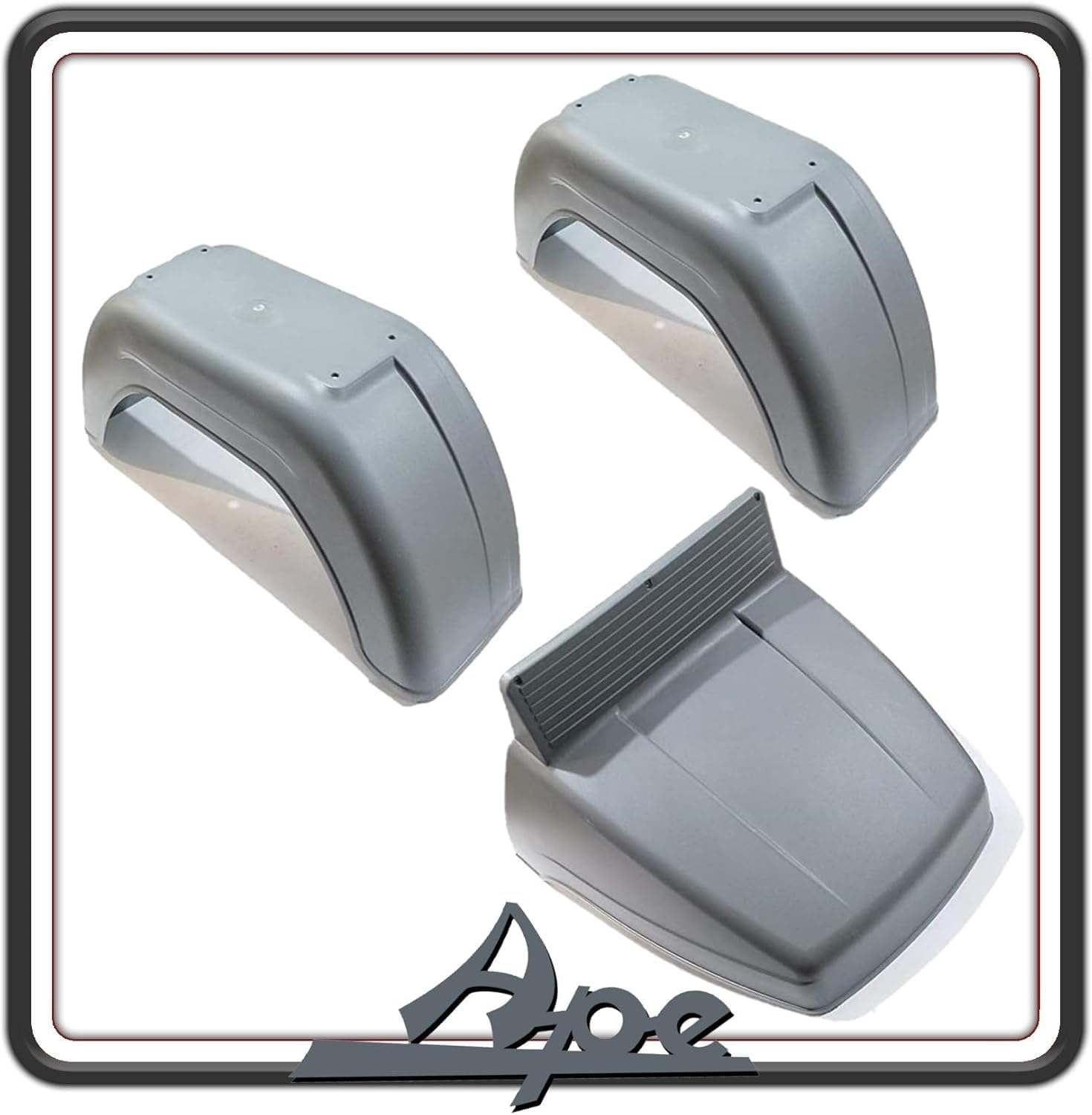 KIT 3 PARAFANGO PARAFANGHI PARA FANGHI ANTERIORE E POSTERIORI PER PIAGGIO APE 601 BENZINA ORIGINALE PIAGGIO 183138R - 1821495.