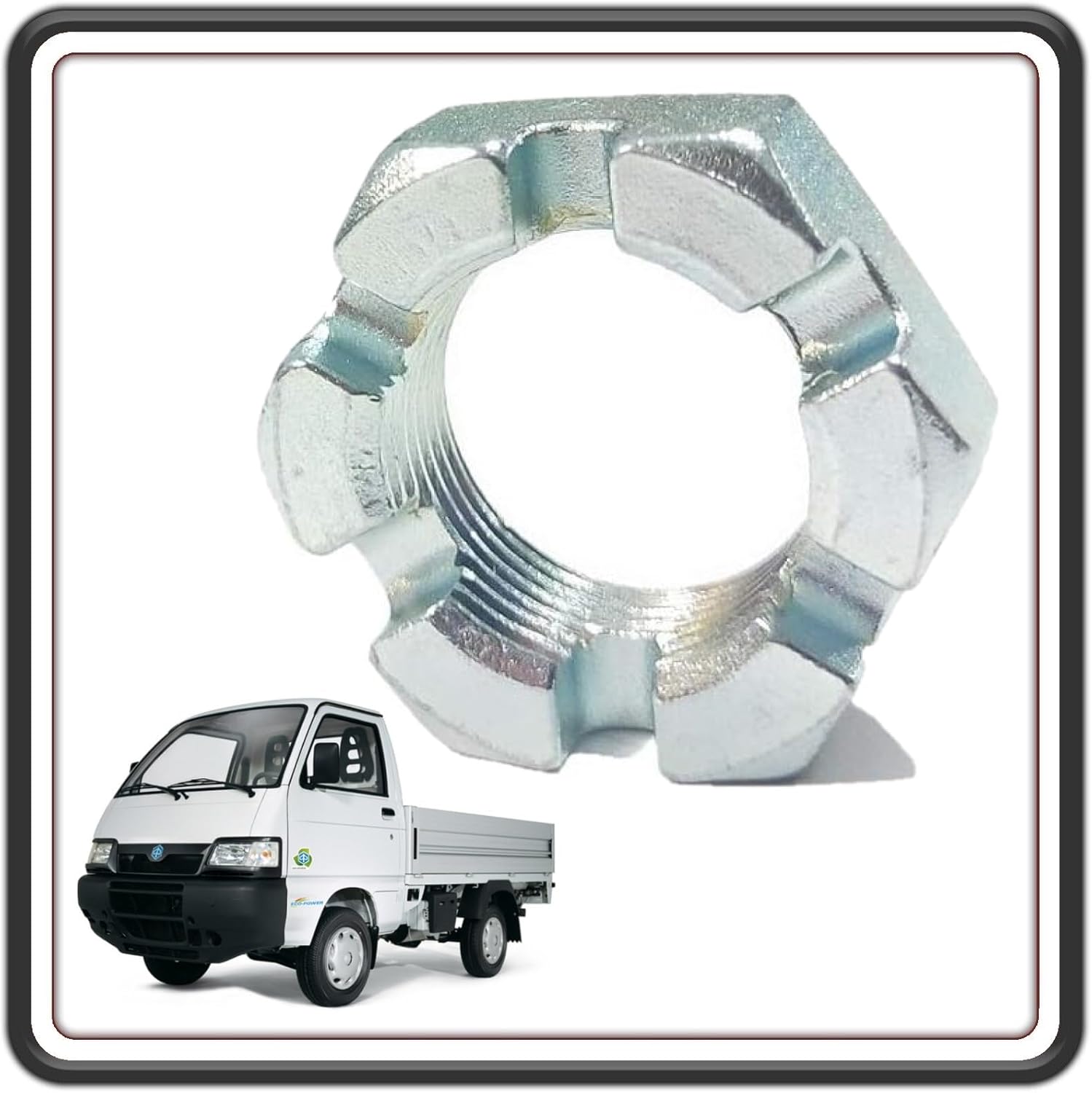 DADO MOZZO ASSE RUOTA ANTERIORE PIAGGIO PORTER 1300 - PORTER 1200 1400 DIESEL - PIAGGIO QUARGO DIESEL ORIGINALE D9004171053