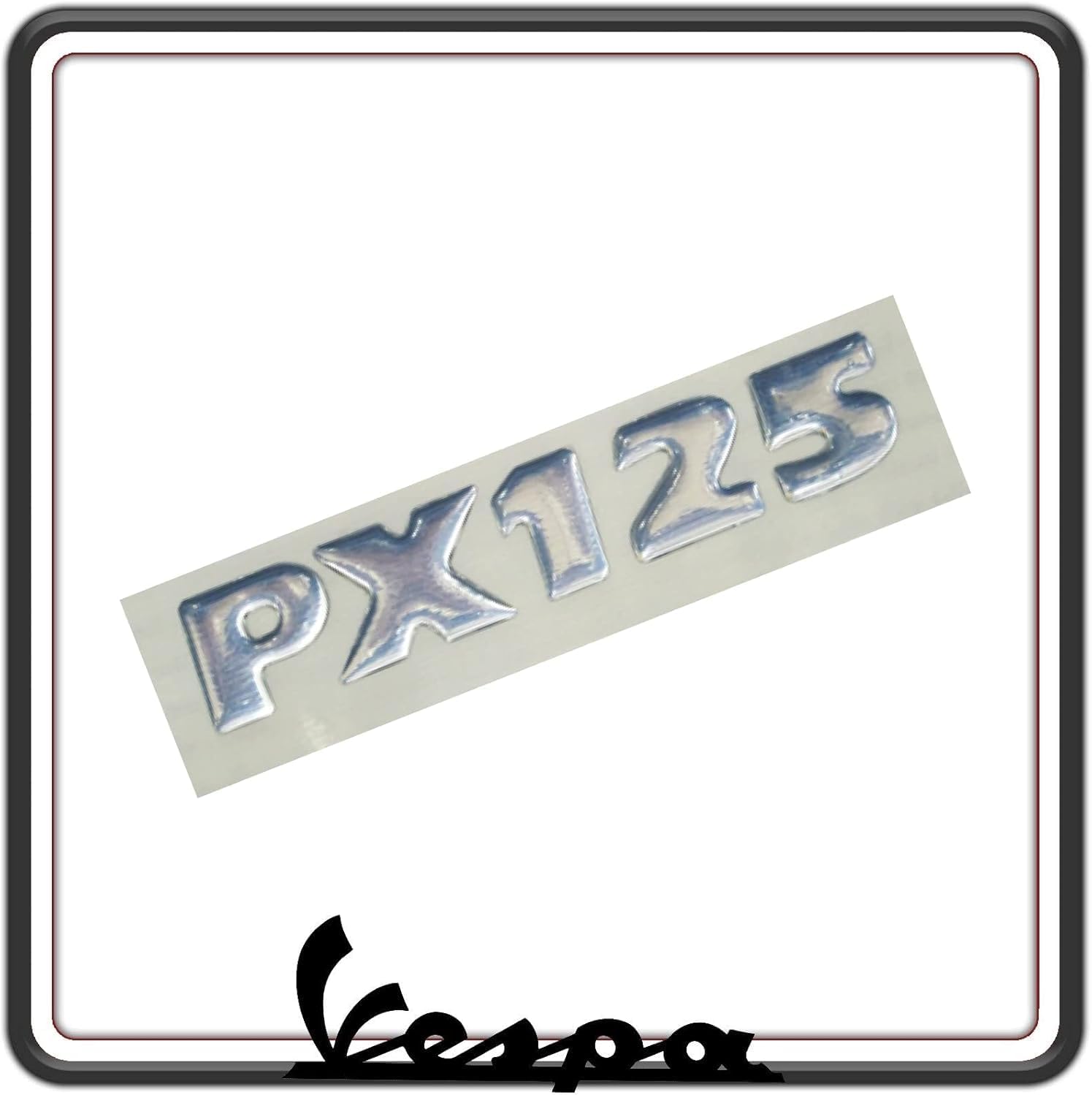 TARGHETTA SCRITTA LOGO FREGIO STEMMA ADESIVO