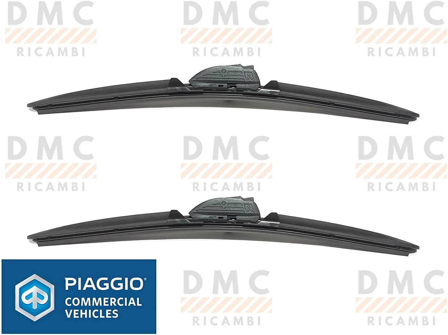 KIT 2 SPAZZOLE TERGICRISTALLO TERGICRISTALLI FLAT COMPATIBILI CON PIAGGIO PORTER TUTTI I MODELLI