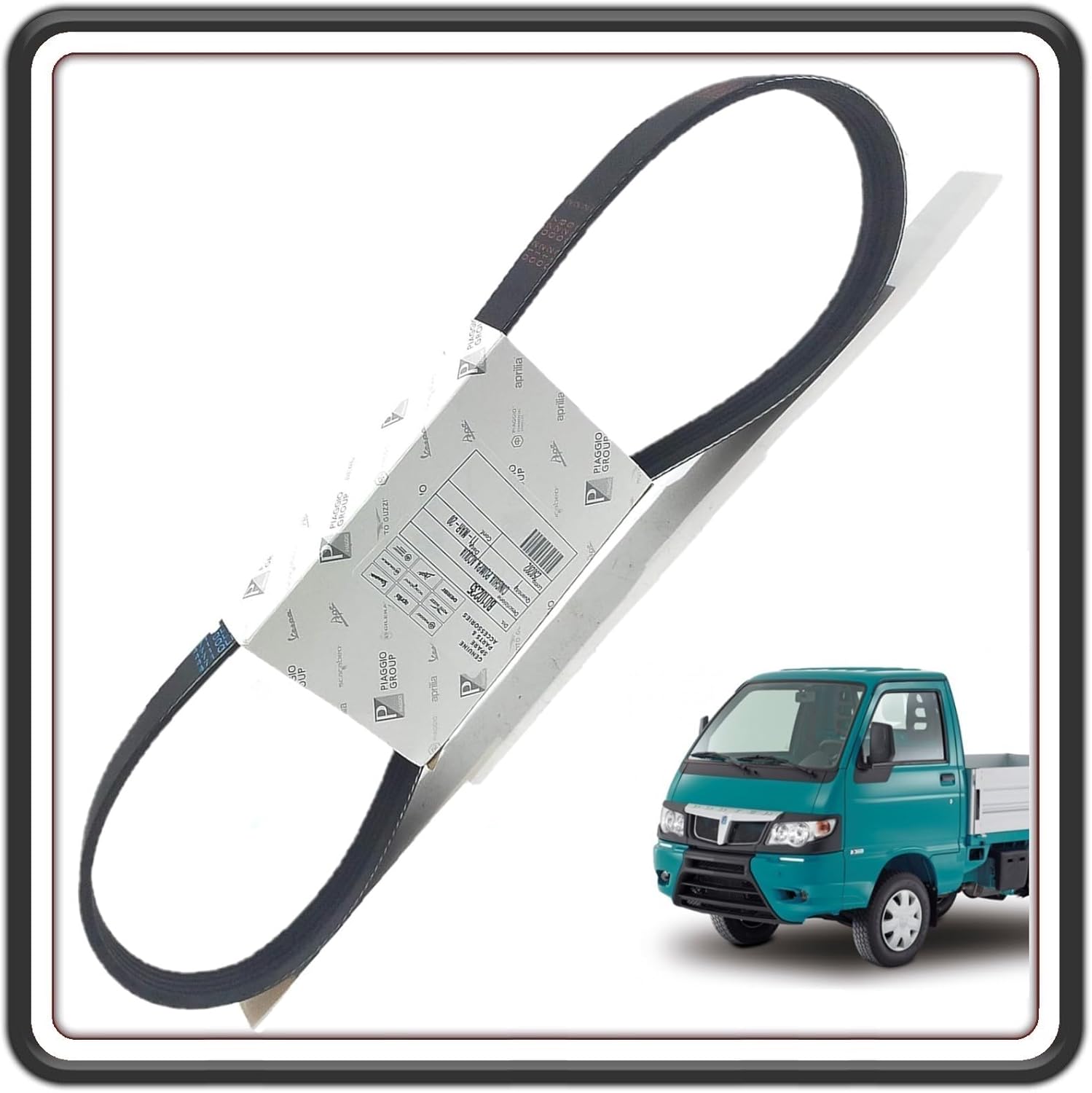CINGHIA POMPA ACQUA PIAGGIO PORTER 1300 MULTITECH DAL 2010 IN POI ORIGINALE PIAGGIO B010235.