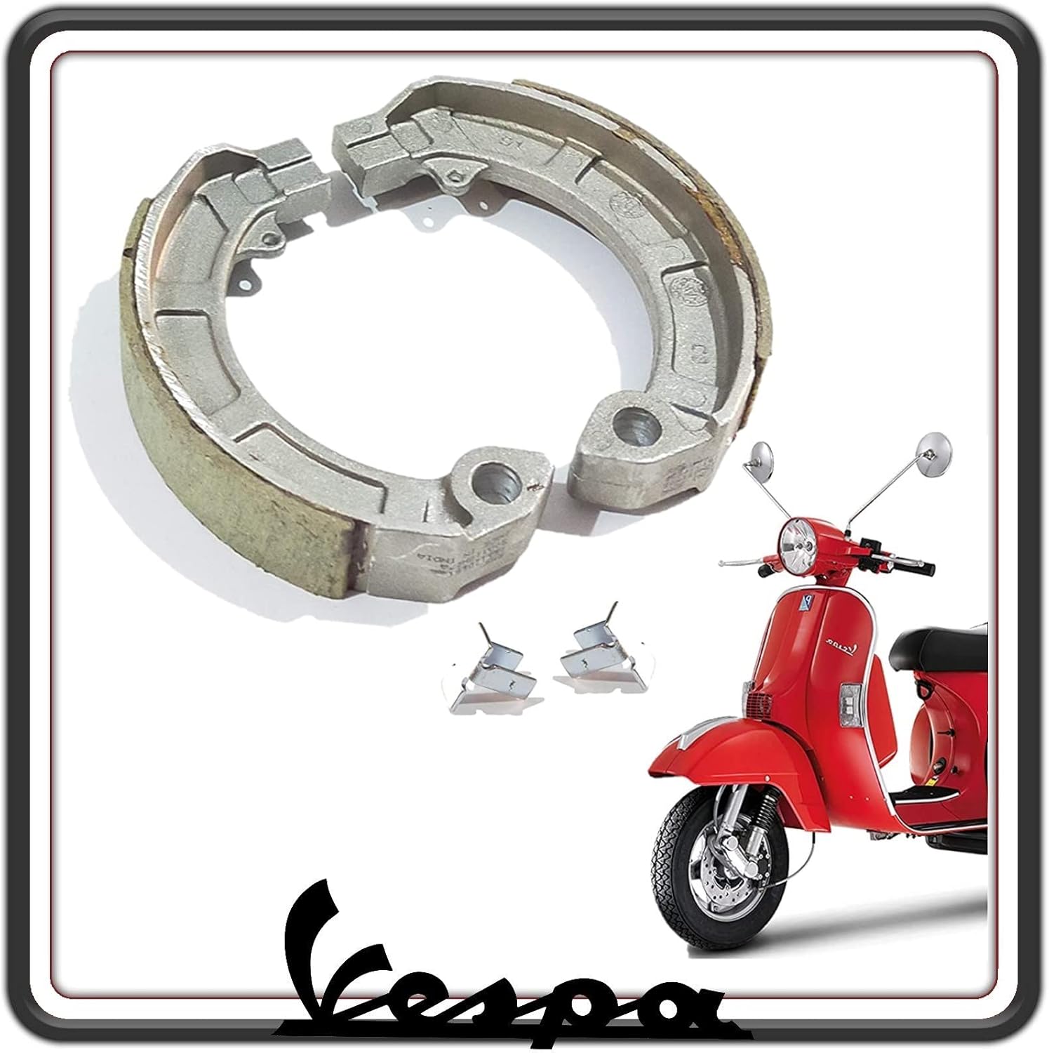 GANASCE FRENO ANTERIORI O POSTERIORI COMPATIBILI CON PIAGGIO VESPA PX 125-150 - 200 - VESPA ARCOBALENO TUTTI I MODELLI.