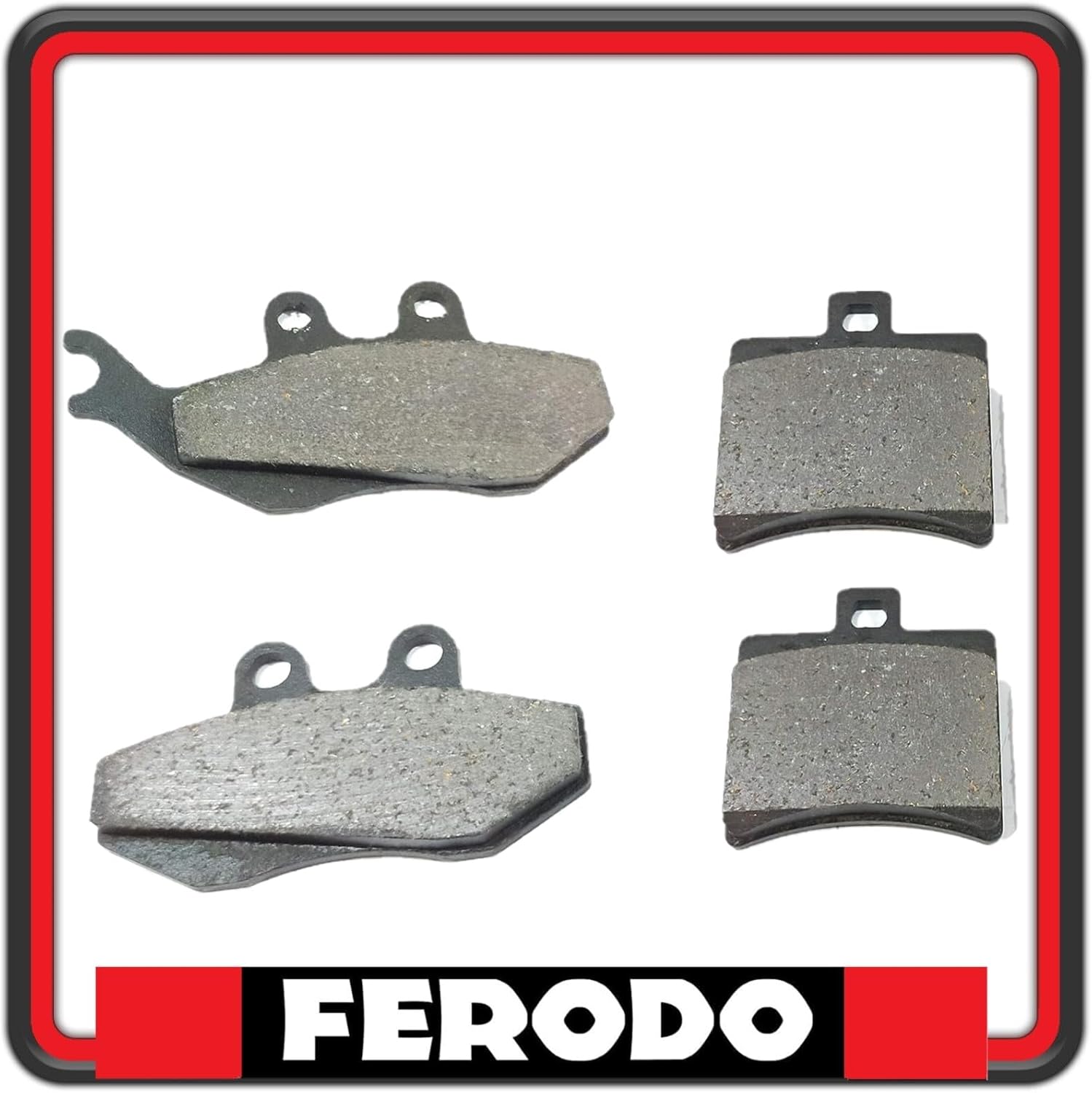 KIT PASTIGLIE FRENO FERODO COMPATIBILI CON APRILIA SCARABEO 150 GT DAL 2004 IN POI FDB677 - FDB2090