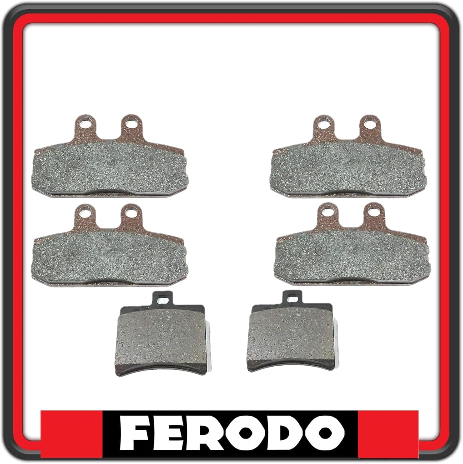 KIT PASTIGLIE FRENO FERODO COMPATIBILI CON APRILIA SCARABEO 500 DAL 2003 AL 2007 FDB2060 - FDB2060 - FDB2090