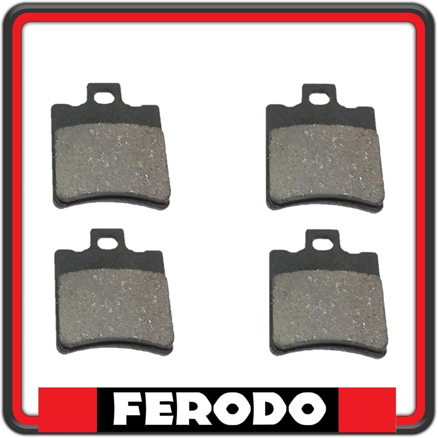 KIT PASTIGLIE FRENO FERODO COMPATIBILI CON APRILIA SCARABEO 50 DELUXE DAL 1998 IN POI FDB680 X2