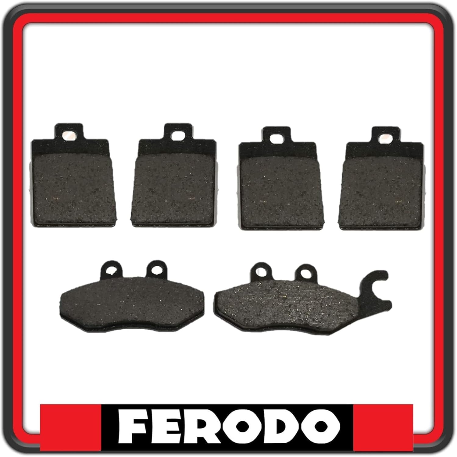 KIT PASTIGLIE PASTICCHE FRENO FERODO PIAGGIO MP3 300 ie YOURBAN LT DAL 2011 IN POI FDB2057 X2 - FDB2186