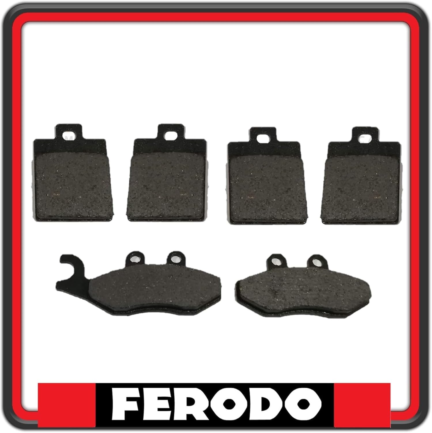 KIT PASTIGLIE PASTICCHE FRENO FERODO PIAGGIO MP3 400 FINO AL 2008 FDB2057 X2 - FDB2142