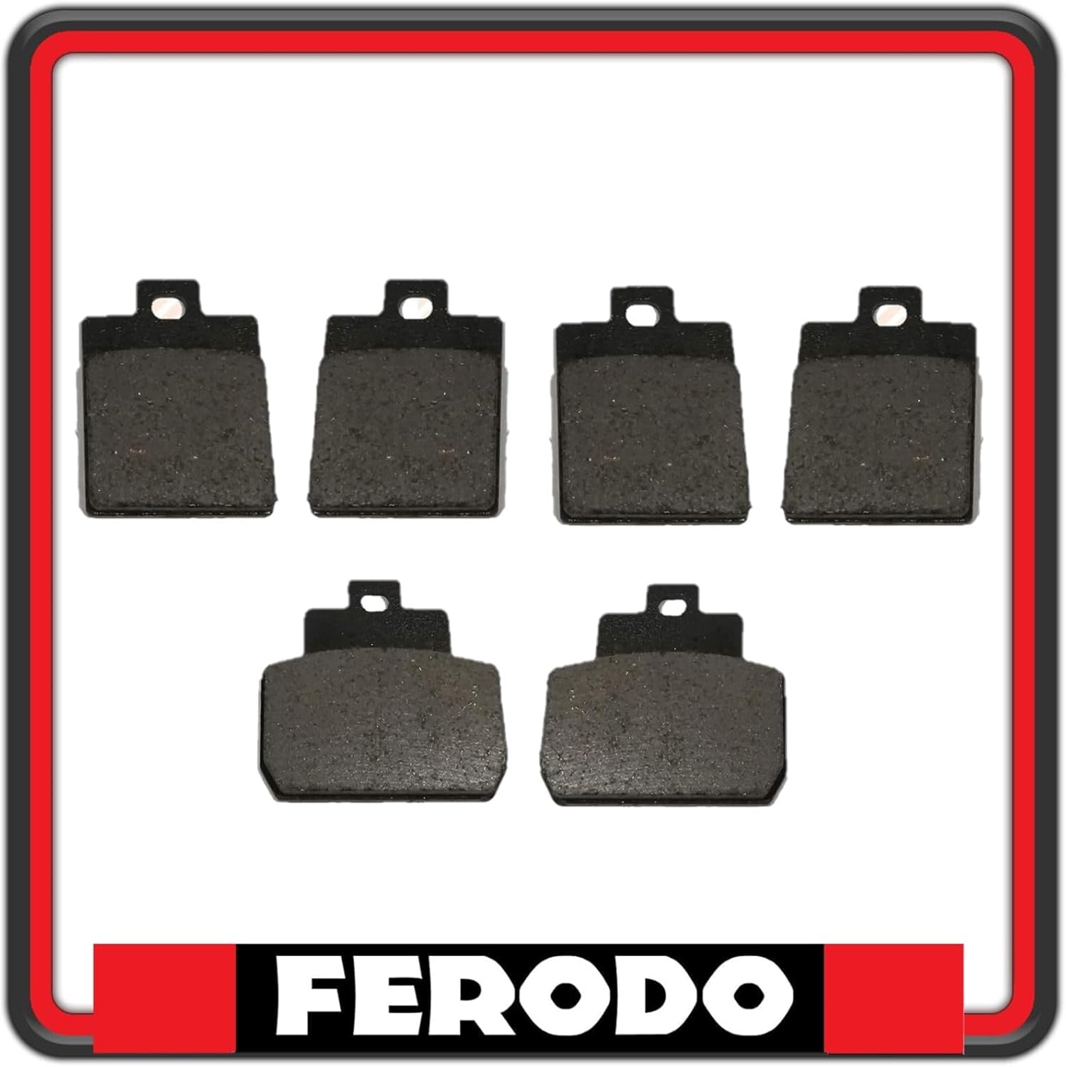 KIT PASTIGLIE PASTICCHE FRENO FERODO PIAGGIO MP3 125 FINO AL 2009 - MP3 250 - MP3 400 DAL 2009 IN POI FDB2057 X2 - FDB2207