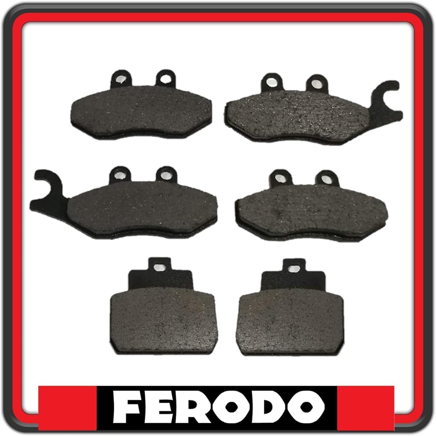 KIT PASTIGLIE PASTICCHE FRENO FERODO PIAGGIO X9 125 DAL 2004 IN POI FDB2142 - FDB2186 - FDB2074