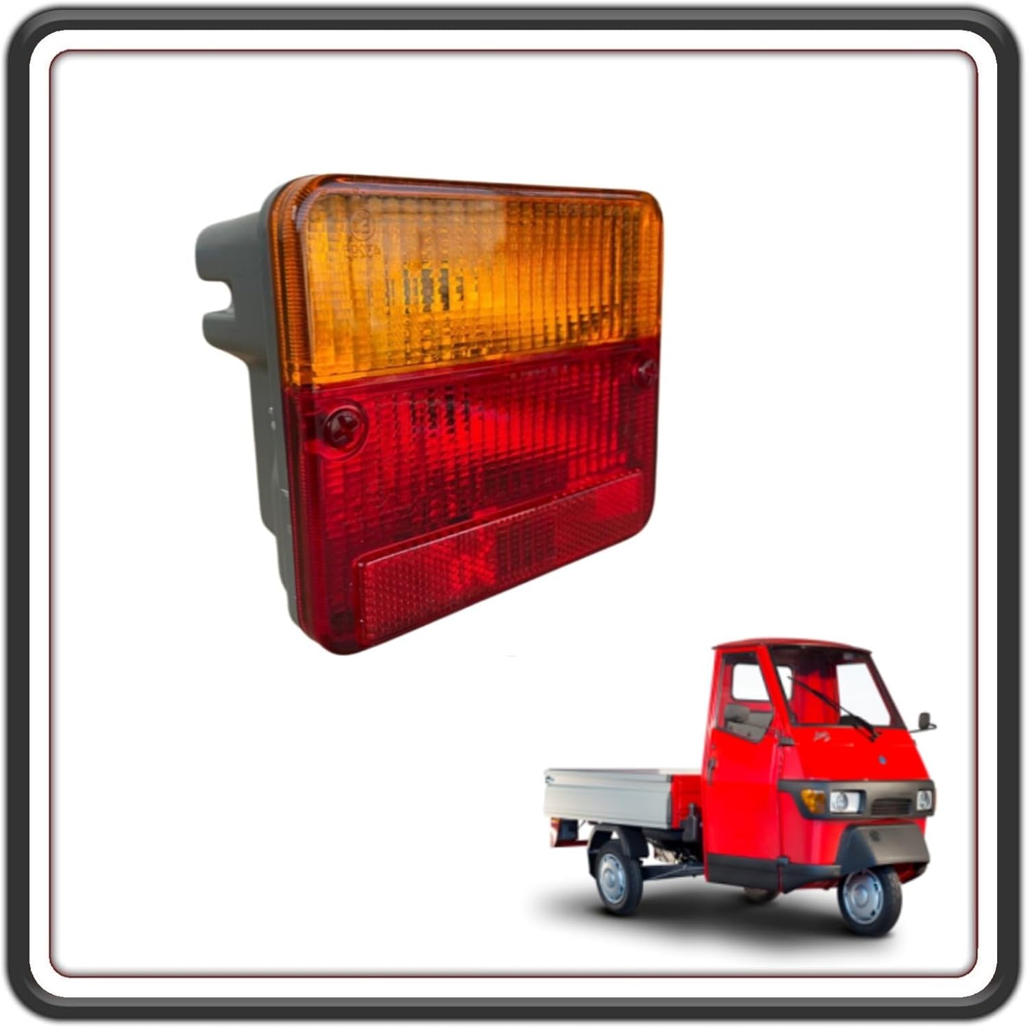 FANALE FANALINO FARO POSTERIORE STOP COMPLETO APE 50 MIX 2T DAL 1998 AL 2008 - APE RST MIX 50 DAL 1999 AL 2003 - APE 50 DAL 2009 AL 2017 - APE 50 2T E4 DAL 2018 AL 2022 ORIGINALE PIAGGIO 567192