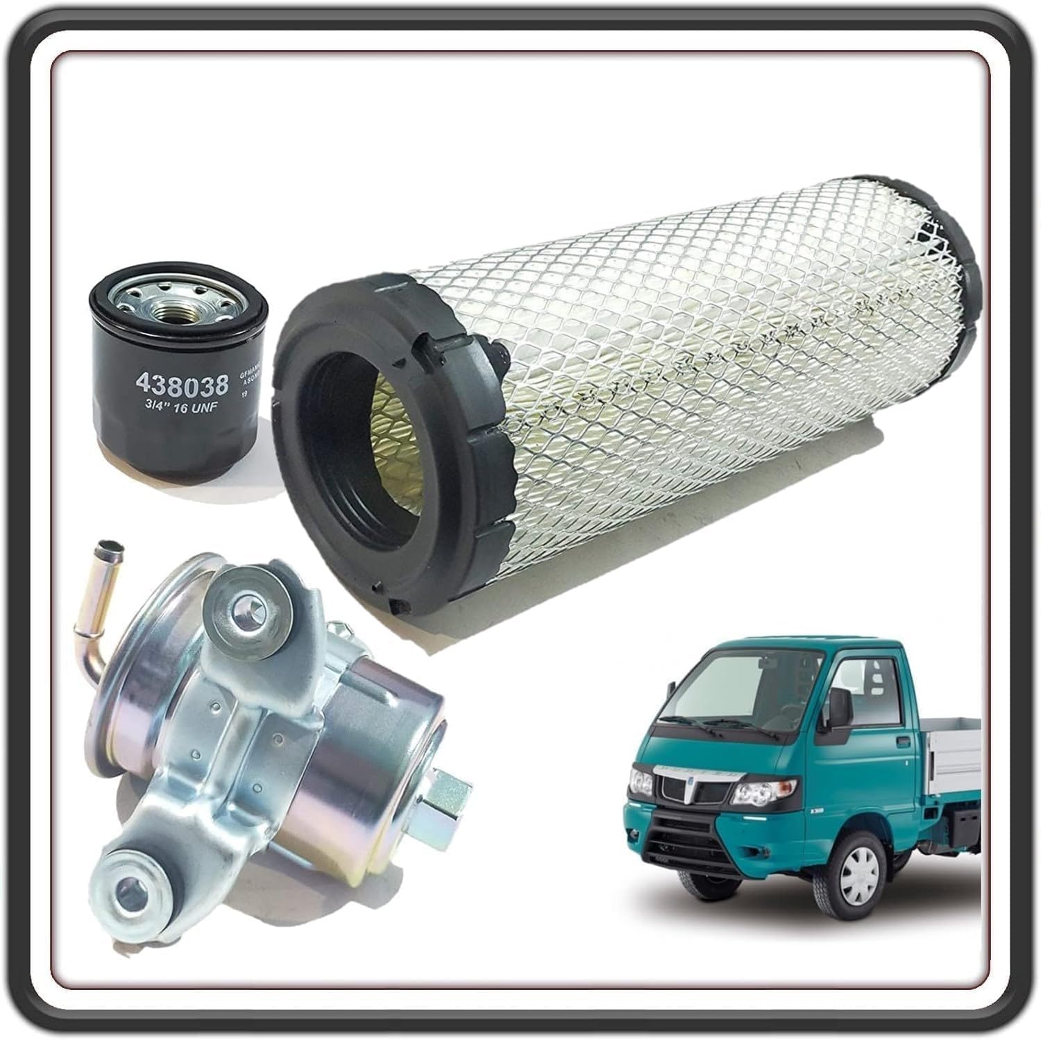 KIT FILTRO ARIA+ FILTRO CARBURANTE BENZINA + FILTRO OLIO PER PIAGGIO PORTER 1300 MULTITECH BENZINA DAL 2009 IN POI - PORTER MULTITECH MAXXI BENZINA ORIGINALE PIAGGIO B005660 - 438038 - 2330087507000