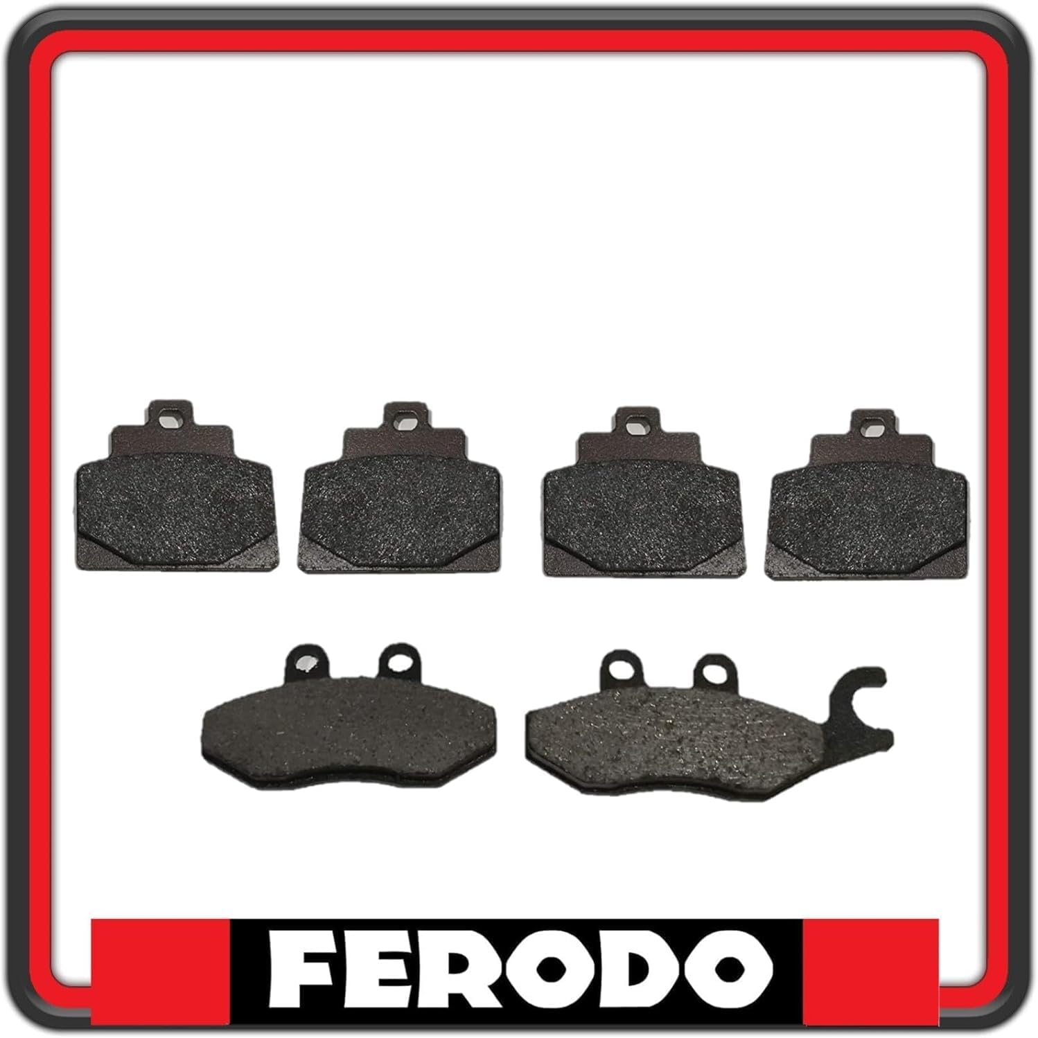 KIT PASTIGLIE PASTICCHE FRENO ANTERIORE E POSTERIORE FERODO COMPATIBILI PER PIAGGIO MP3 300 IE LT SPORT ABS - MP3 300 IE LT BUSINESS ABS FDB2277 X2 - FDB2186