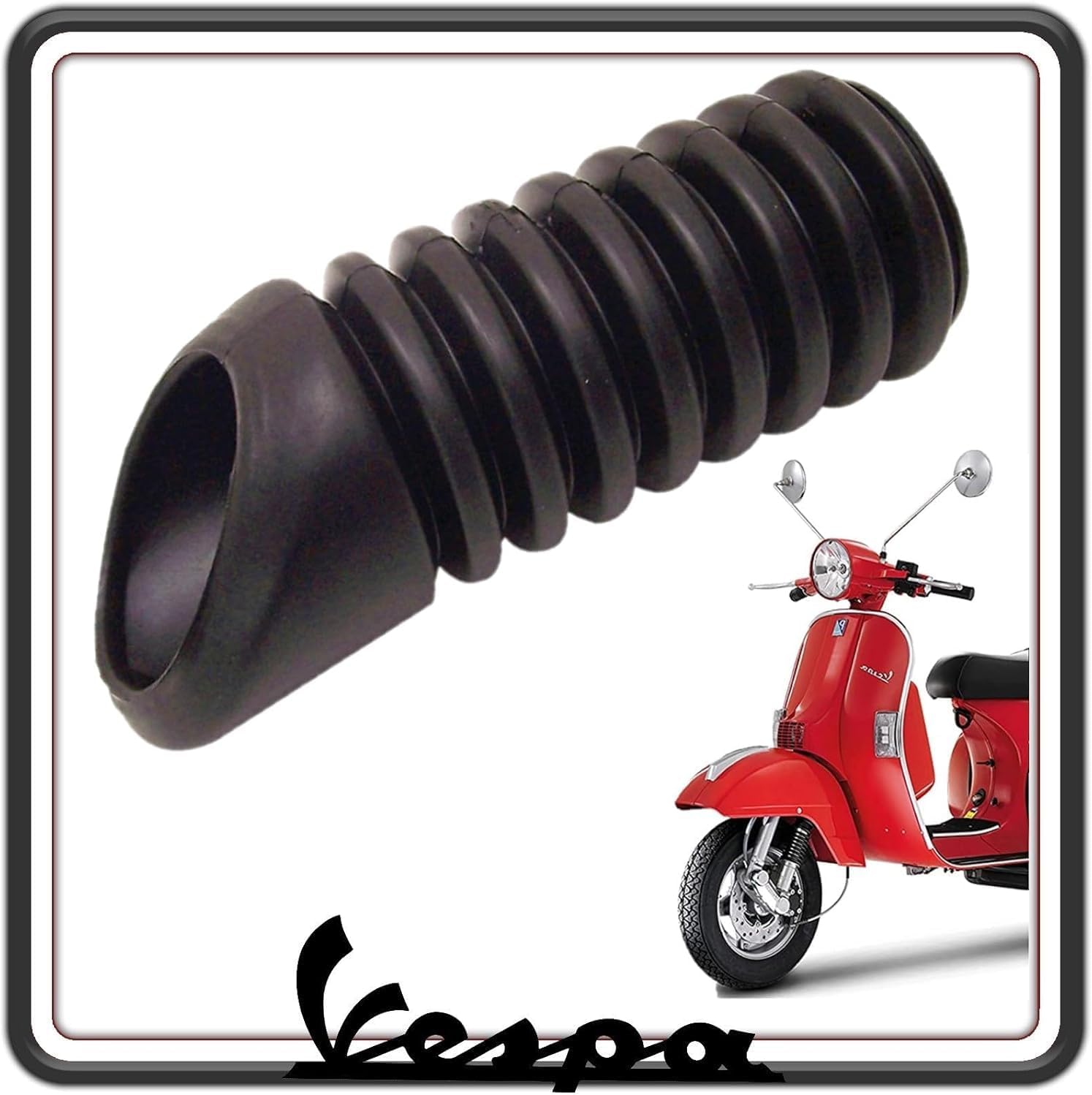 MANICOTTO SOFFIETTO ARIA RACCORDO ASPIRAZIONE COMPATIBILE PER PIAGGIO VESPA PX 125-150 - 200 - VESPA ARCOBALENO TUTTI I MODELLI.