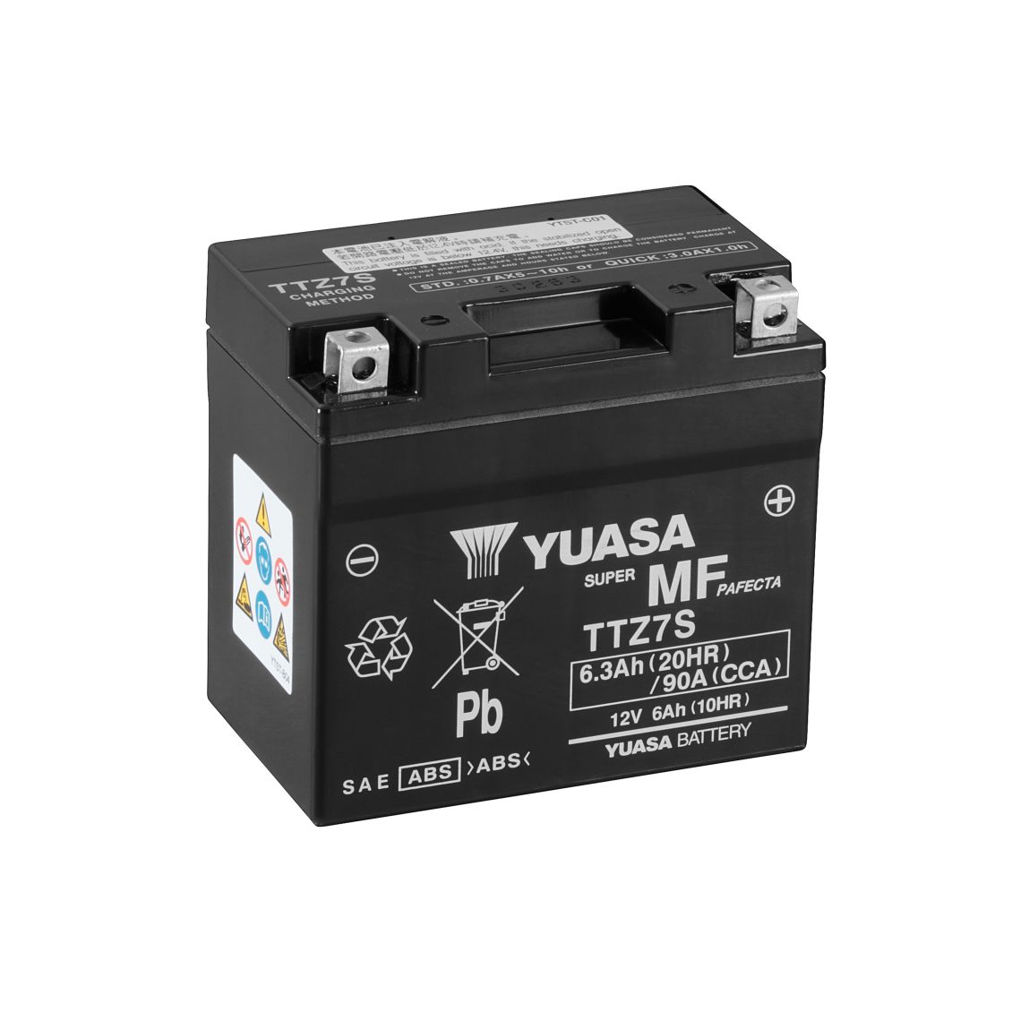 Batteria Yuasa TTZ7S 12V 6.3Ah 90A AGM Senza Manutenzione