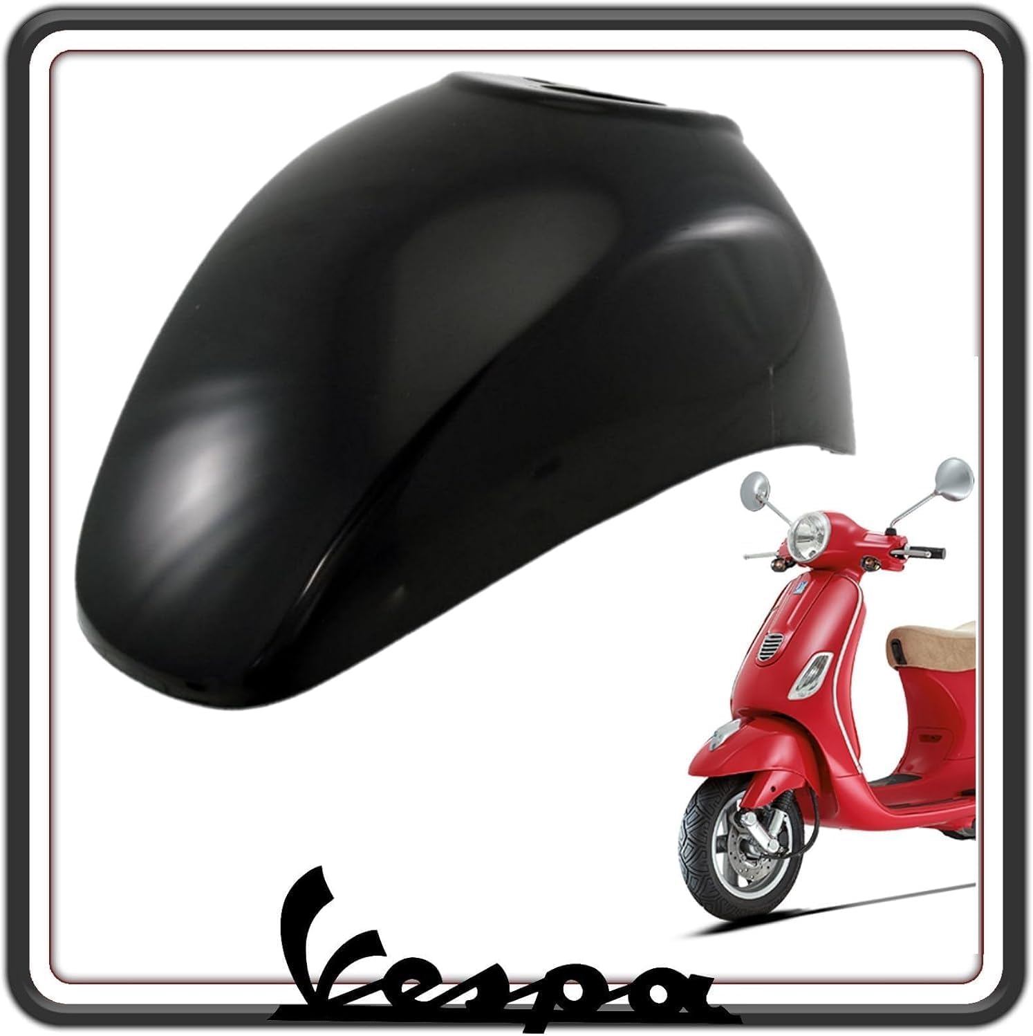 PARAFANGO ANTERIORE GREZZO COMPATIBILE CON PIAGGIO VESPA LX 50 - VESPA LX 125-150 DAL 2009 IN POI