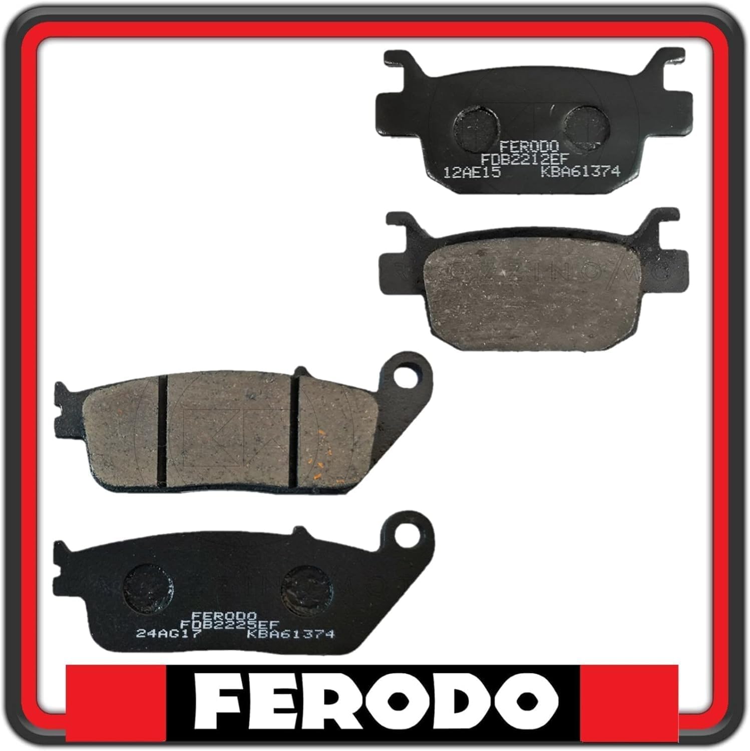 KIT PASTIGLIE PASTICCHE FRENO FRENI ANTERIORI E POSTERIORI COMPATIBILI PER HONDA SH 125 DAL 2013 IN POI - HONDA SH 150 DAL 2013 IN POI - HONDA SH 300 DAL 2013 IN POI FDB2225 - FDB2212