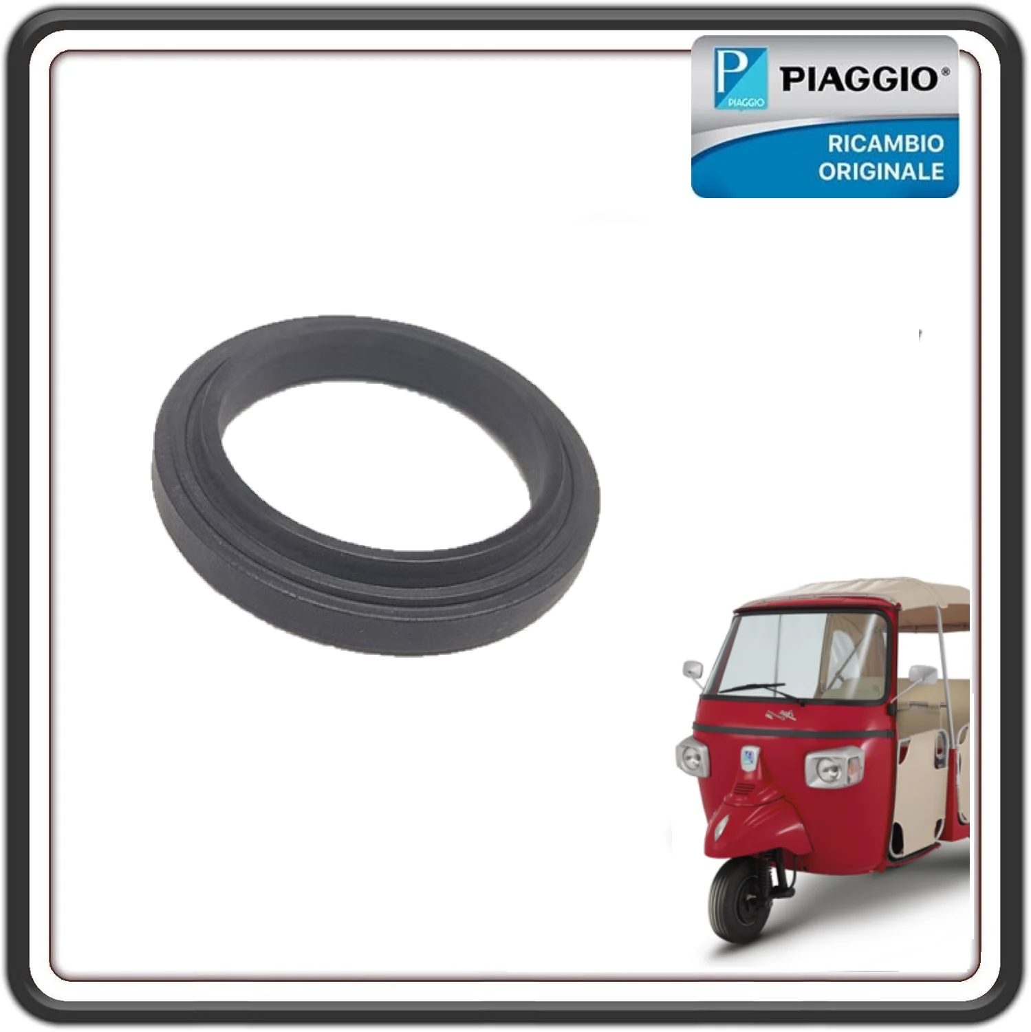 GUARNIZIONE FORO CANDELA PER PIAGGIO APE CALESSINO 200 BENZINA DAL 2013 AL 2023 ORIGINALE PIAGGIO B014732