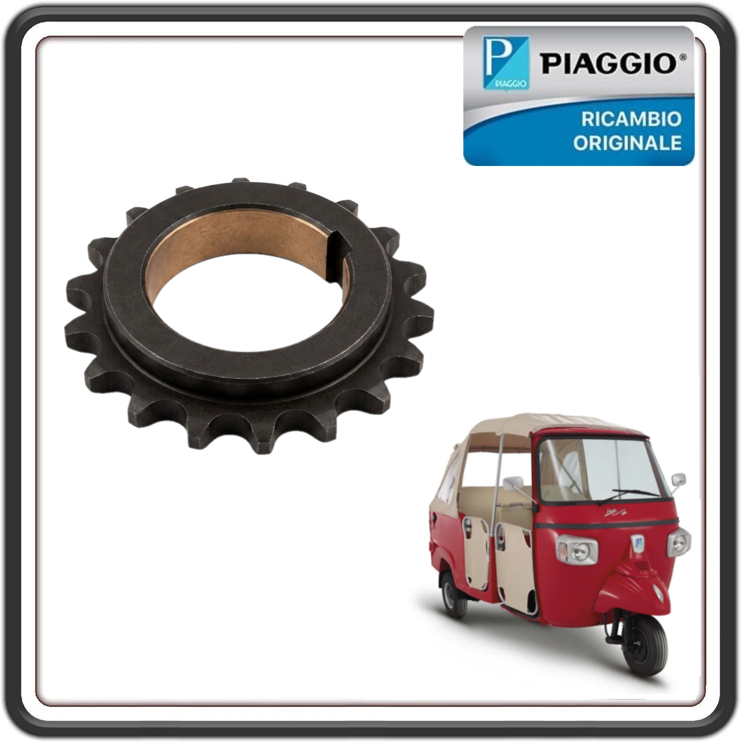 PIGNONE DISTRIBUZIONE PER PIAGGIO APE CALESSINO 200 BENZINA DAL 2013 AL 2017 ORIGINALE PIAGGIO B015017