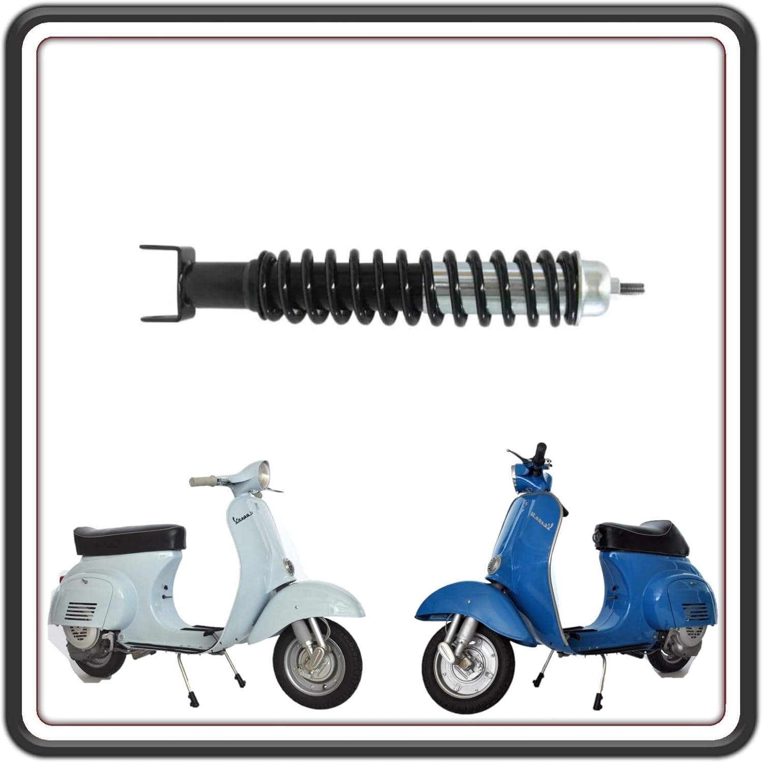 AMMORTIZZATORE POSTERIORE COMPLETO COMPATIBILE PER VESPA 50 SPECIAL - VESPA 50 R-L-N - VESPA 125 ET3 PRIMAVERA