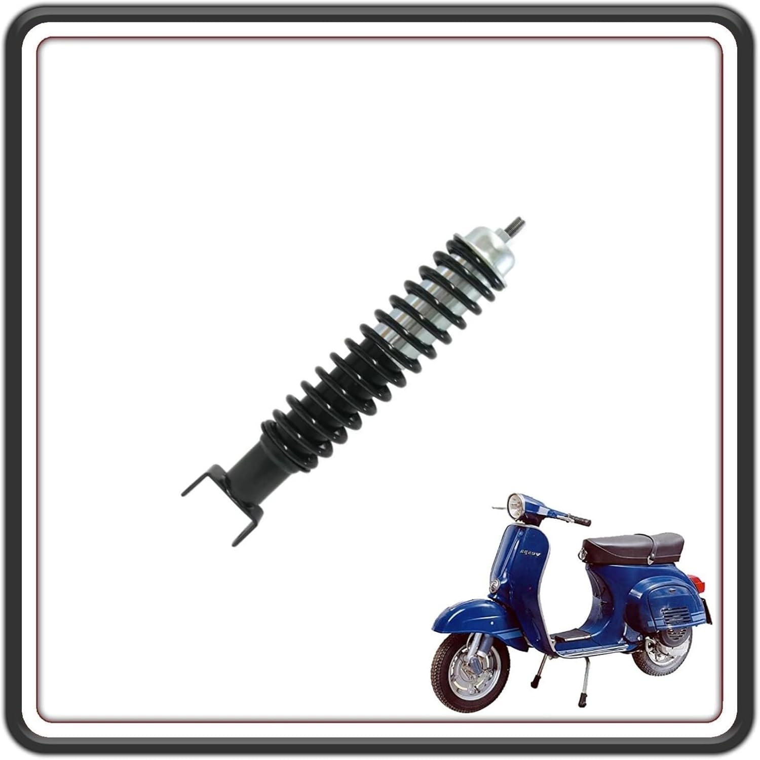 AMMORTIZZATORE POSTERIORE COMPLETO COMPATIBILE PER VESPA 50 SPECIAL - VESPA 50 R-L-N - VESPA 125 ET3 PRIMAVERA