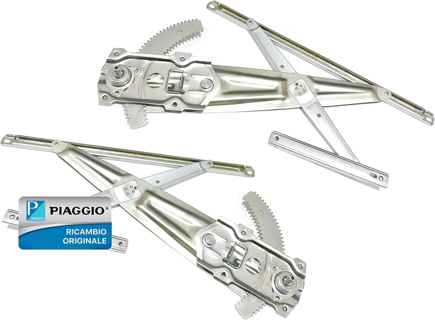 KIT COPPIA DUE ALZAVETRO ALZAVETRI ALZACRISTALLO PORTER 1300 BENZINA FINO AL 2009 MOTORE DAIHATSU - PORTER 1200 1400 DIESEL FINO AL 2005 - QUARGO DIESEL ORIGINALI PIAGGIO 56582R - 56581R.