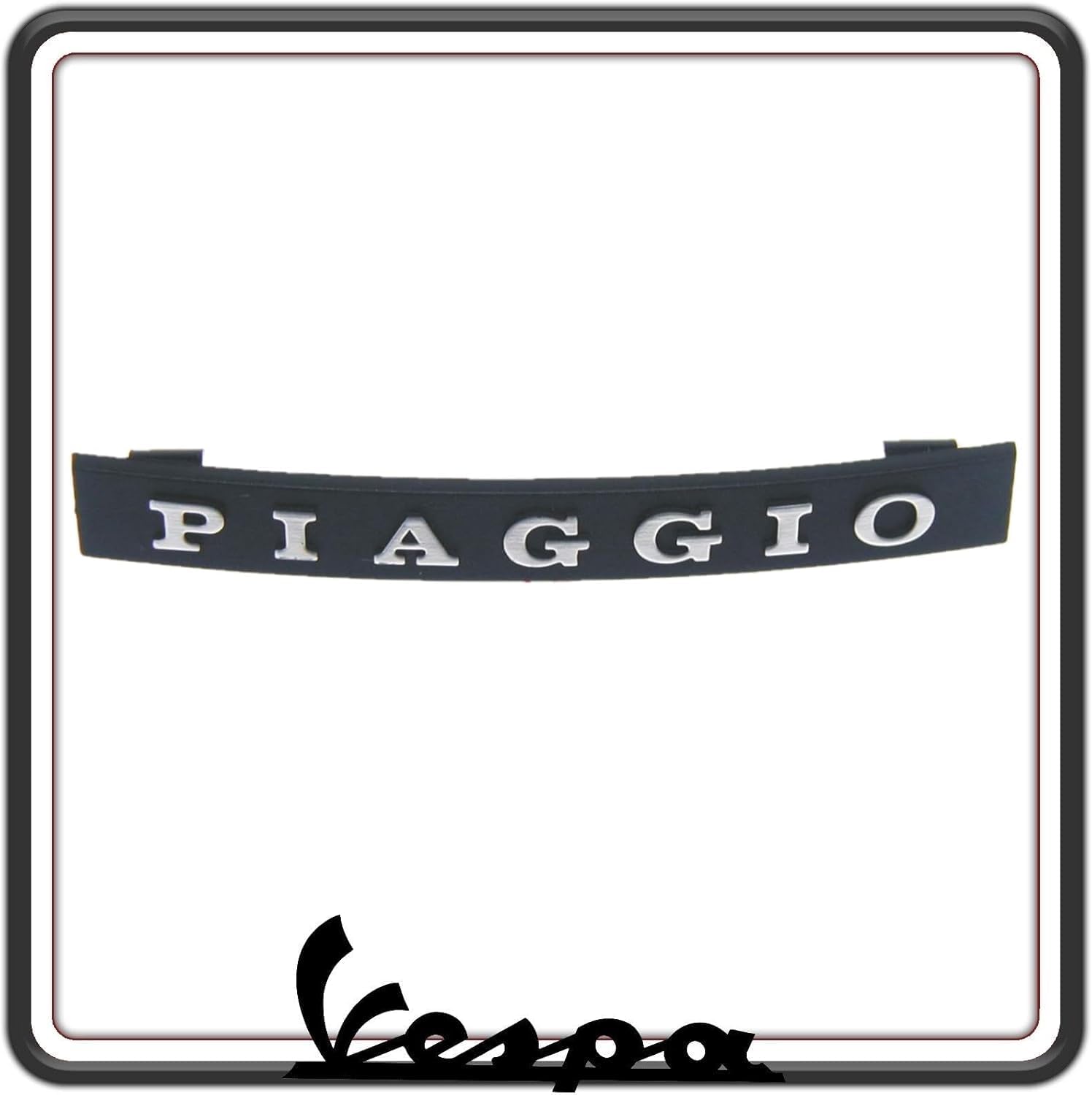 TARGHETTA PIAGGIO COPRISTERZO CALANDRA NASELLO ANTERIORE COMPATIBILE PER VESPA PX - VESPA ARCOBALENO