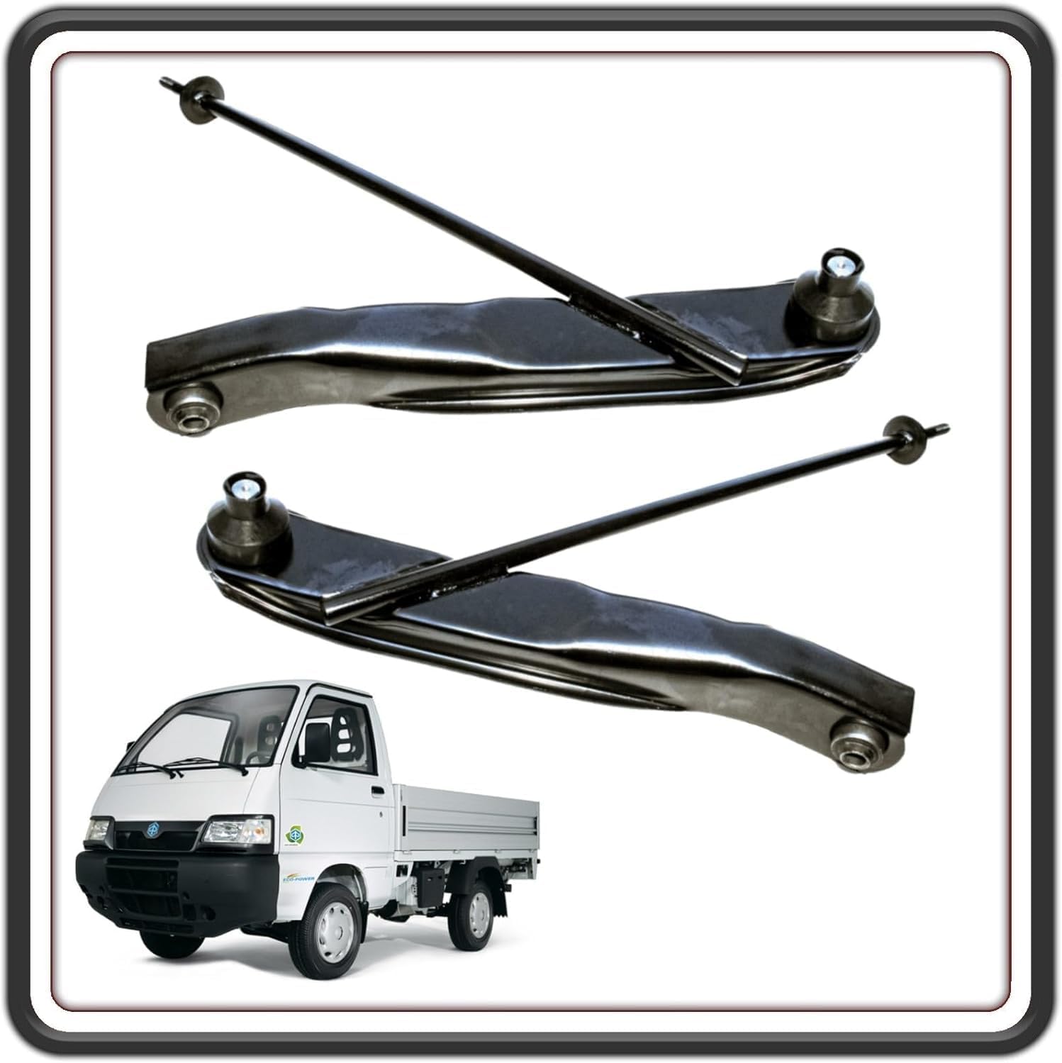 KIT COPPIA 2 BRACCIO BRACCI BRACCETTI SOSPENSIONE SOSPENSIONI OSCILLANTI PER PIAGGIO PORTER 1000 - PORTER 1300 FINO AL 2009 - PORTER 1200 1400 DIESEL - PIAGGIO QUARGO ORIGINALE PIAGGIO B007555 - B007554