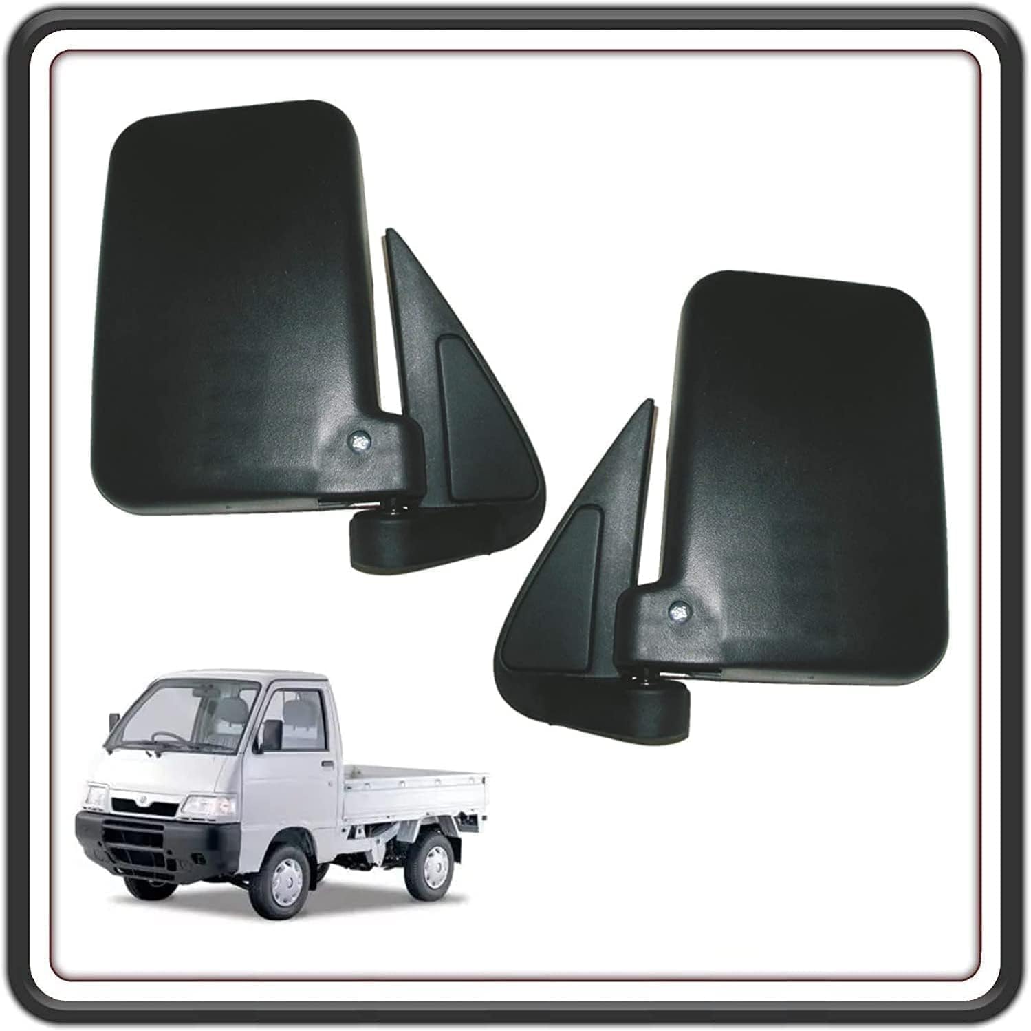 KIT COPPIA 2 SPECCHIO SPECCHIETTO SPECCHI SPECCHIETTI RETROVISORI DESTRO E SINISTRO COMPATIBILI PER PIAGGIO PORTER BENZINA FINO AL 2009 - PIAGGIO PORTER 1200 1400 DIESEL - PIAGGIO QUARGO DIESEL.