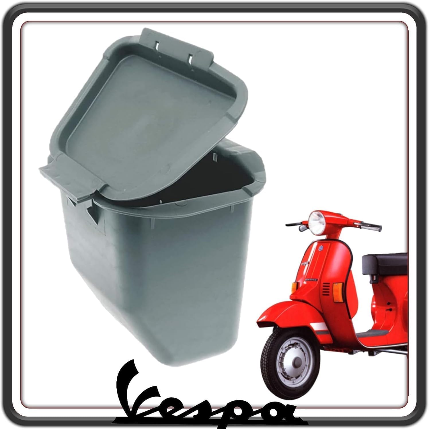 SCATOLA SACCA PORTA ATTREZZI PORTATTREZZI COMPATIBILE CON PIAGGIO VESPA PK 50 TUTTI I MODELLI - VESPA PK 125.