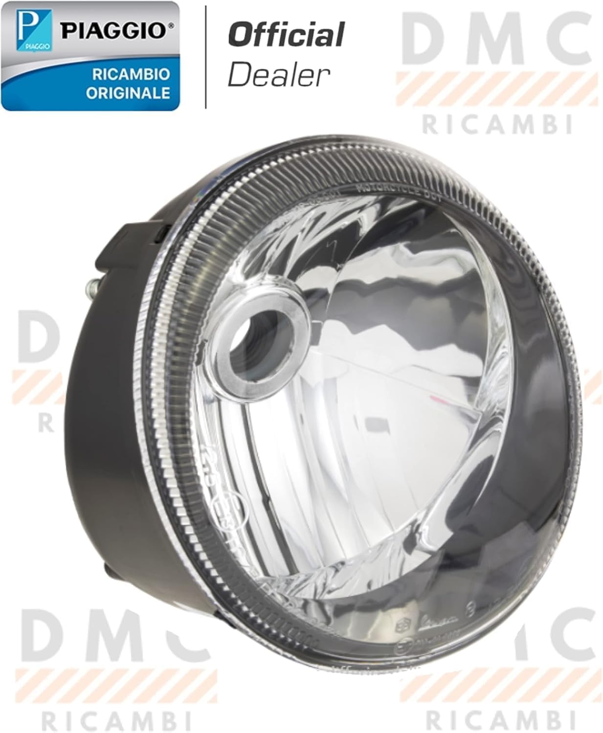 FARO GRUPPO OTTICO PROIETTORE FANALE ANTERIORE COMPLETO VESPA GTS 125 - GTS 250 - VESPA GTS 300 ORIGINALE PIAGGIO 1D000482 (SENZA LUCE DI POSIZIONE- MODELLI COMPATIBILI IN DESCRIZIONE)