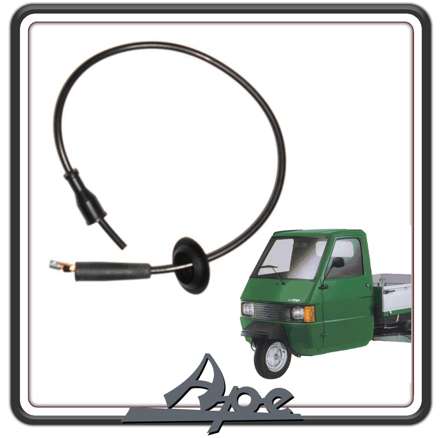 TRASMISSIONE FILO CAVO CANDELA PER PIAGGIO APE 703 TUTTE LE VERSIONI- APE 602 - APE 601-501 - APE CAR TUTTI I MODELLI ORIGINALE PIAGGIO 140619