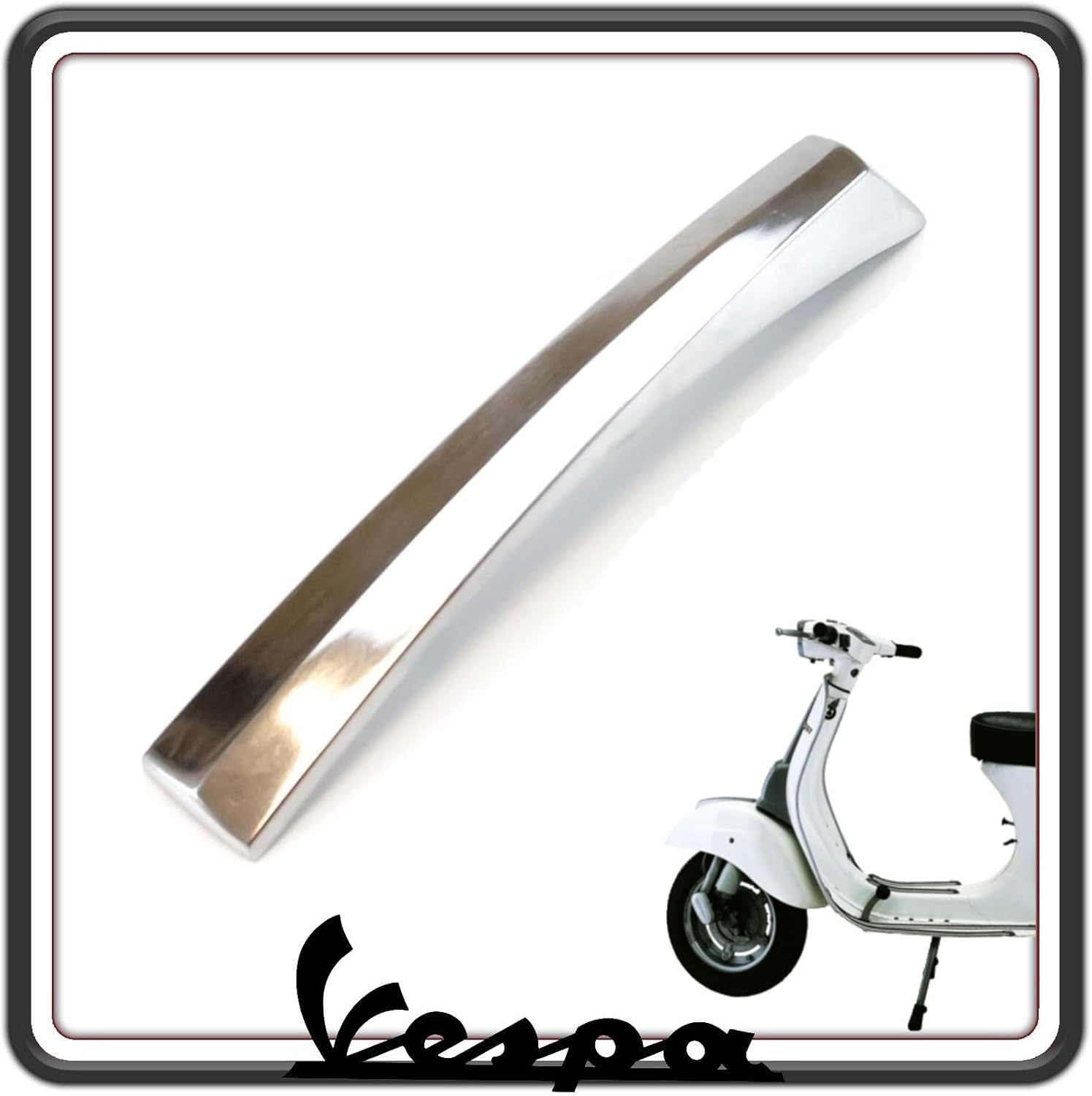 CRESTA PARAFANGO CROMATA ANTERIORE PER PIAGGIO VESPA 50 SPECIAL ORIGINALE PIAGGIO