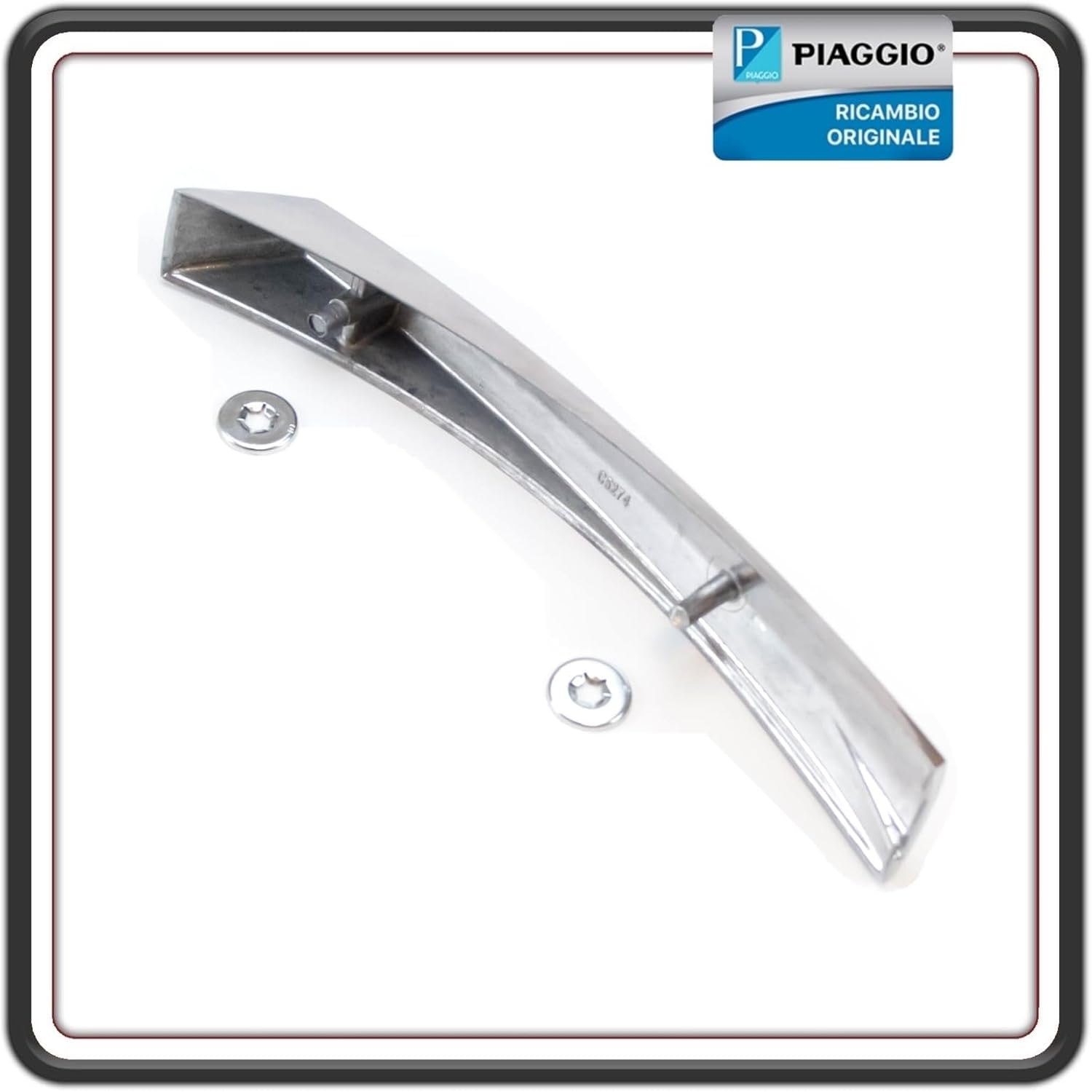 CRESTA PARAFANGO CROMATA ANTERIORE PER PIAGGIO VESPA 50 SPECIAL ORIGINALE PIAGGIO 1247085