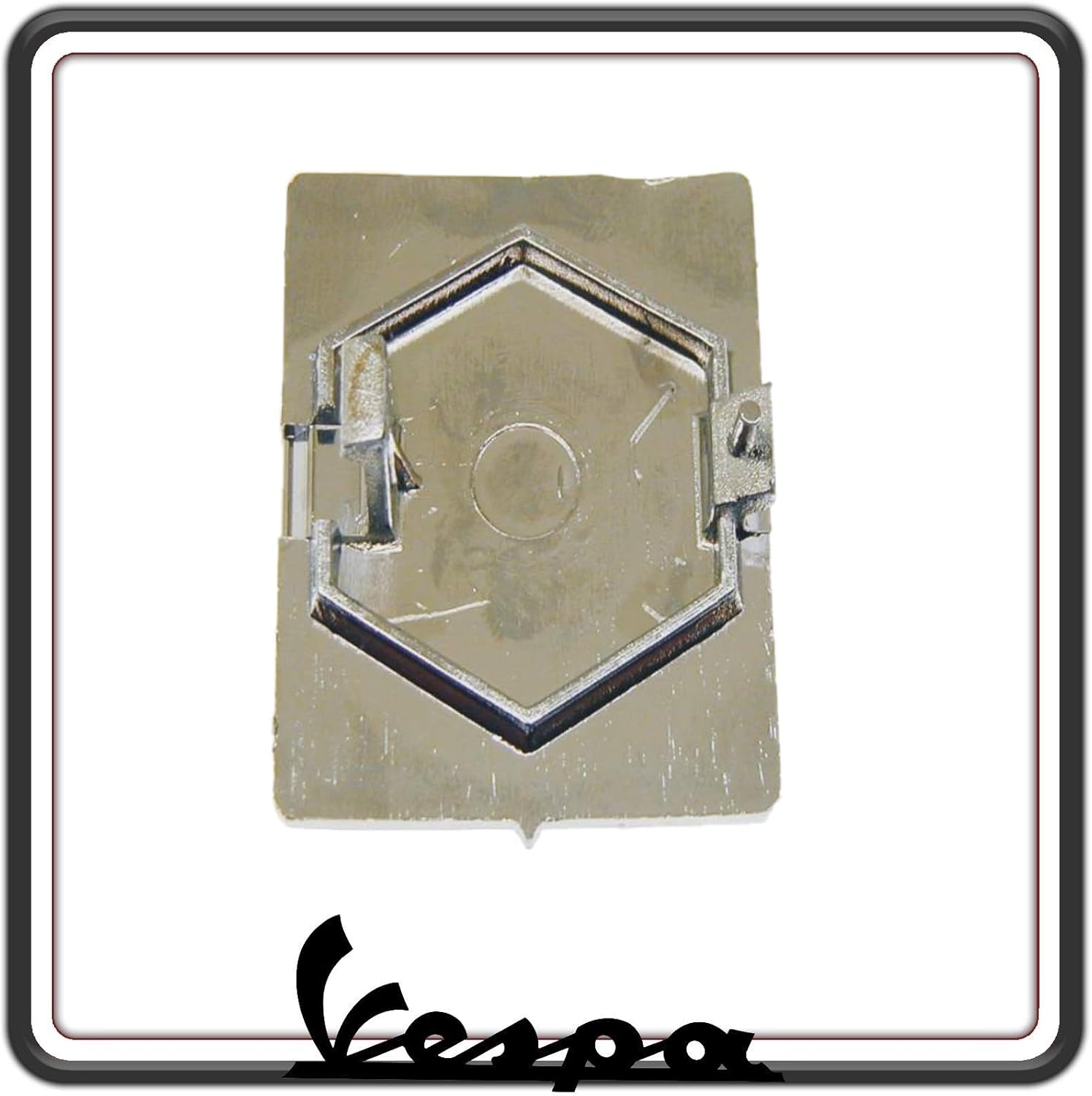 SCUDETTO STEMMA LOGO FREGIO ANTERIORE AD INCASTRO PER PIAGGIO VESPA SPRINT - VESPA PX - VESPA PRIMAVERA - VESPA ET4 - VESPA LX - VESPA GTS - GTV - GRANTURISMO - PIAGGIO PORTER - APE CALESSINO ORIGINALE PIAGGIO 576464